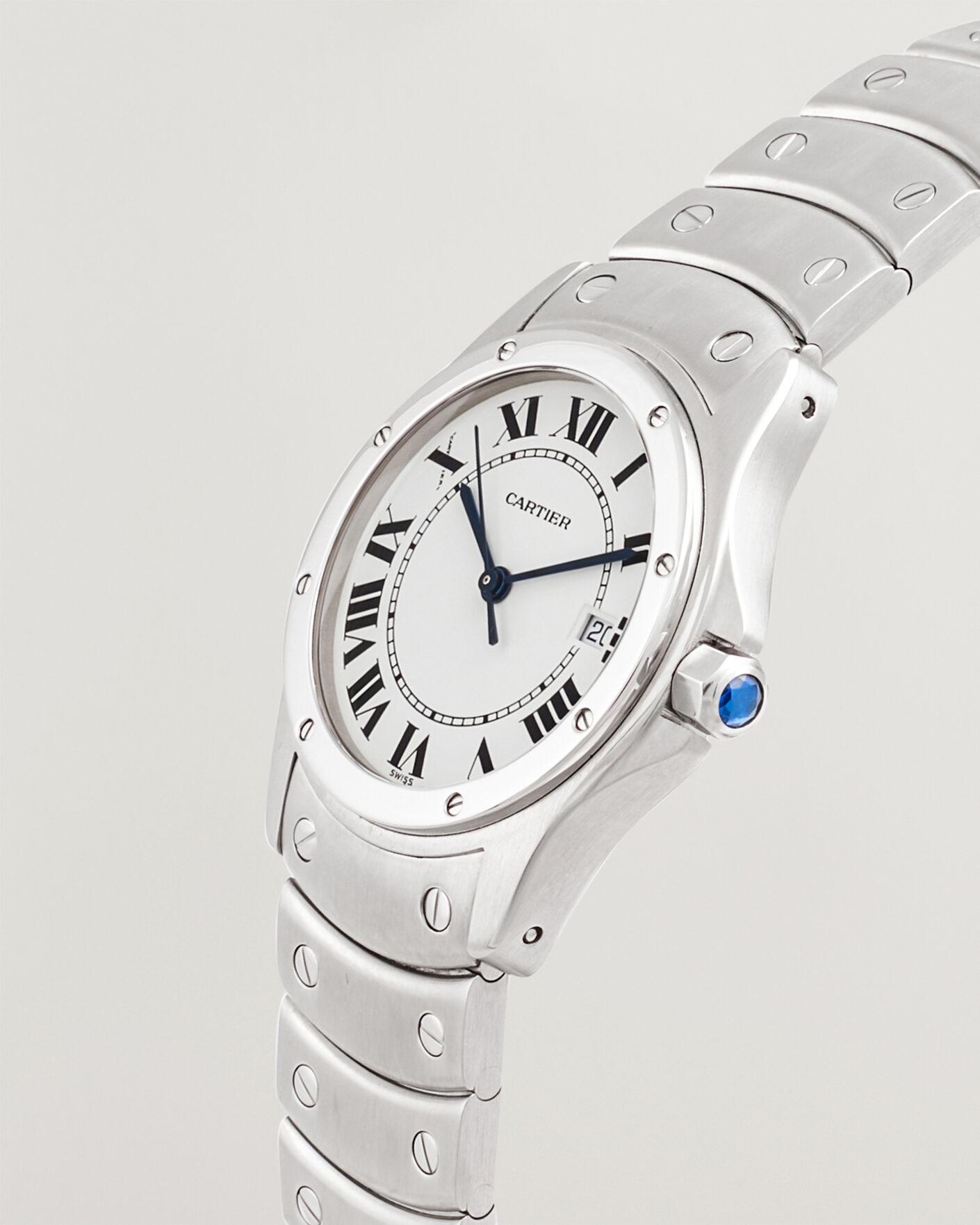 Herren | Pre-Owned & Vintage Watches | Cartier Pre-Owned | Santos Ronde  