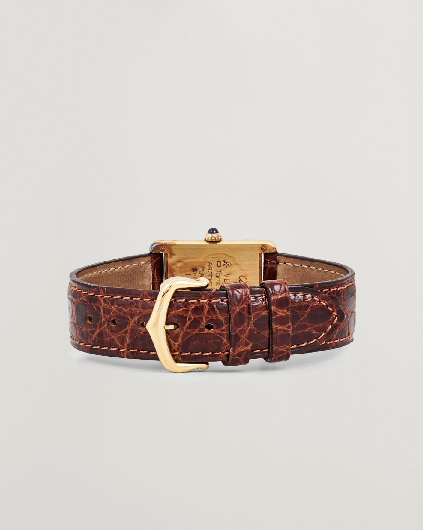 Herren | Pre-Owned & Vintage Watches | Cartier Pre-Owned | Tank Vermeil 