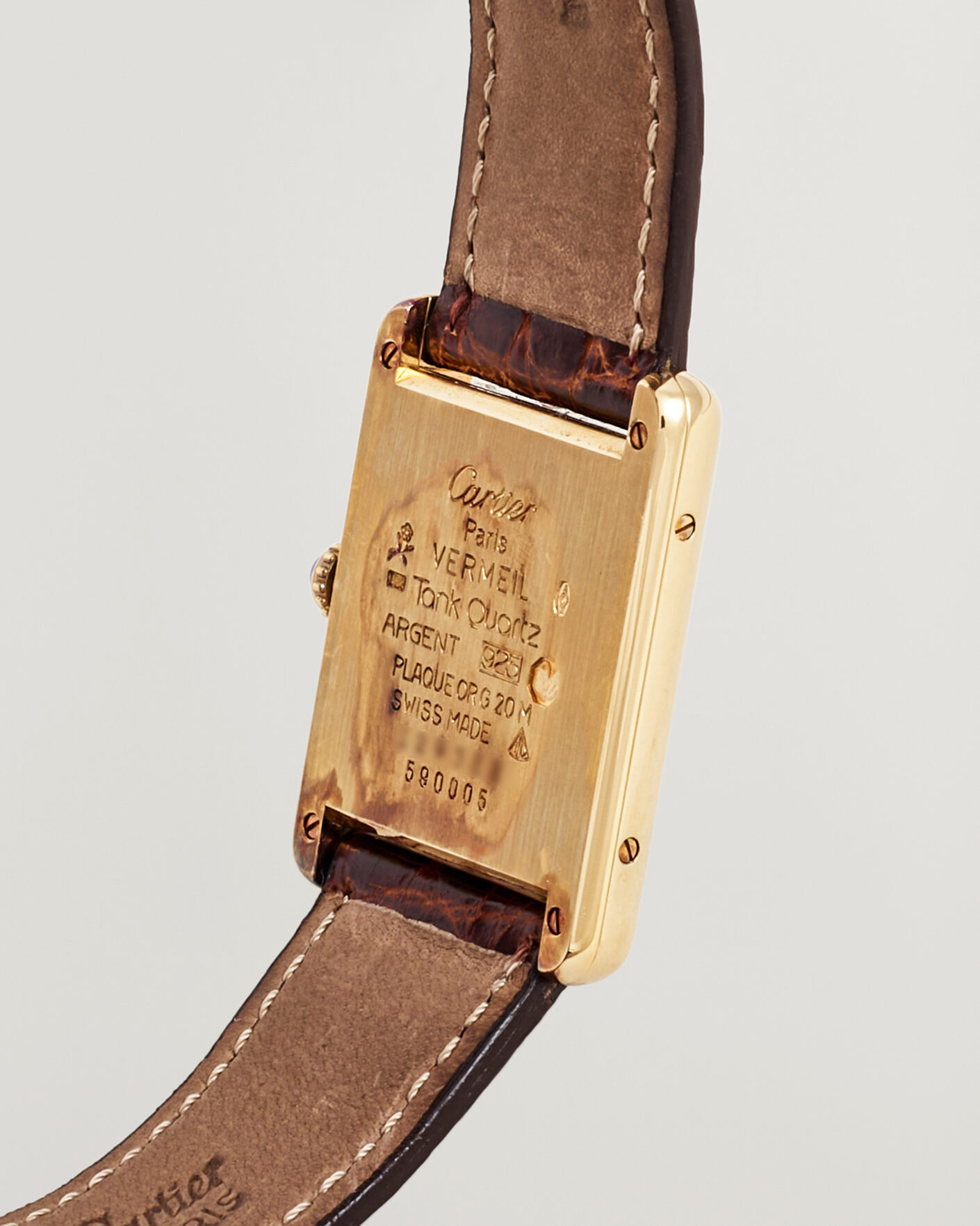 Herren | Pre-Owned & Vintage Watches | Cartier Pre-Owned | Tank Vermeil 