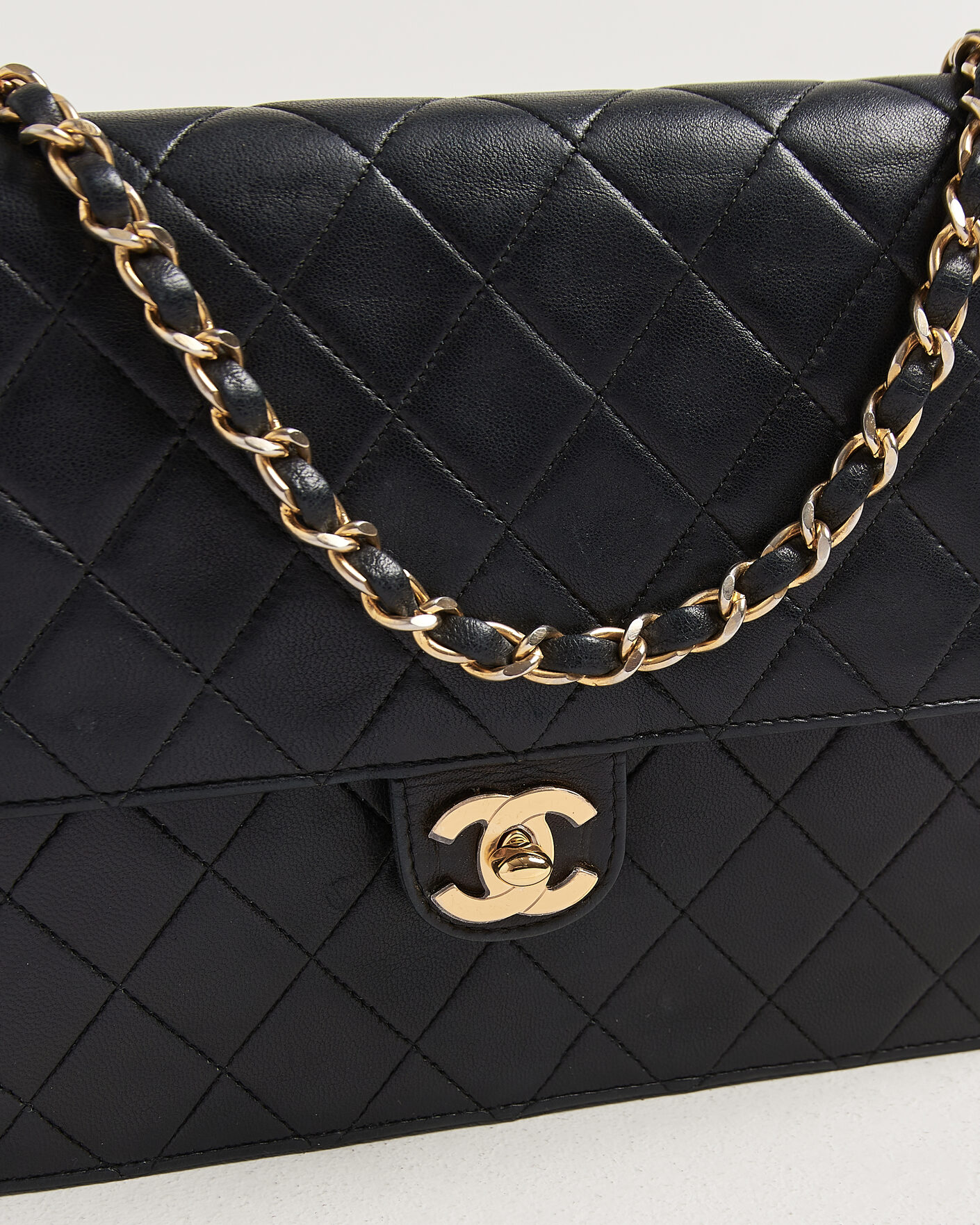 Herren | Pre-Owned & Vintage Bags | Chanel Pre-Owned | Single Flap Bag Black