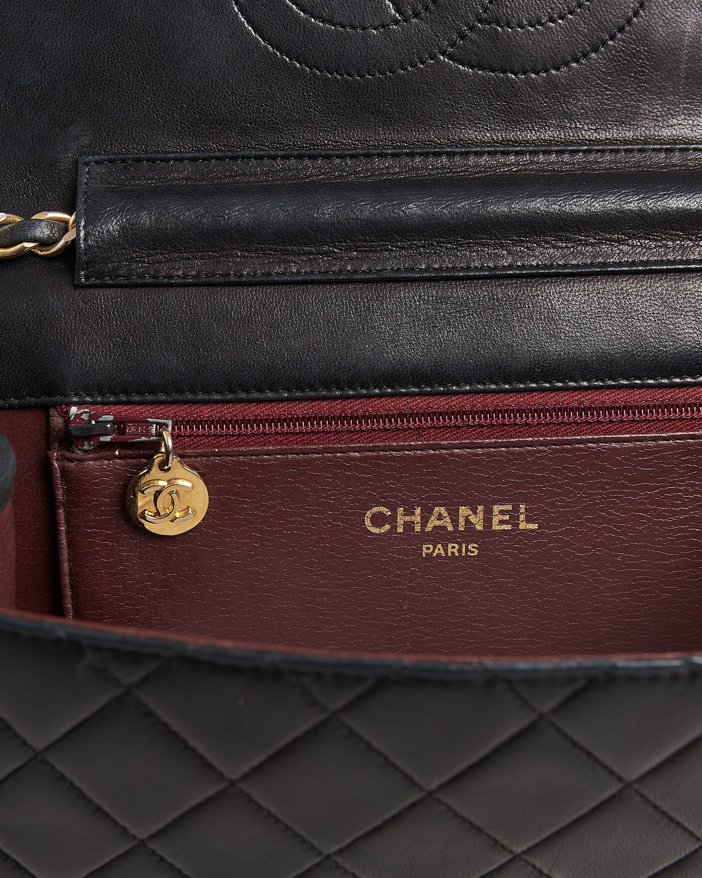 Herren | Pre-Owned & Vintage Bags | Chanel Pre-Owned | Single Flap Bag Black
