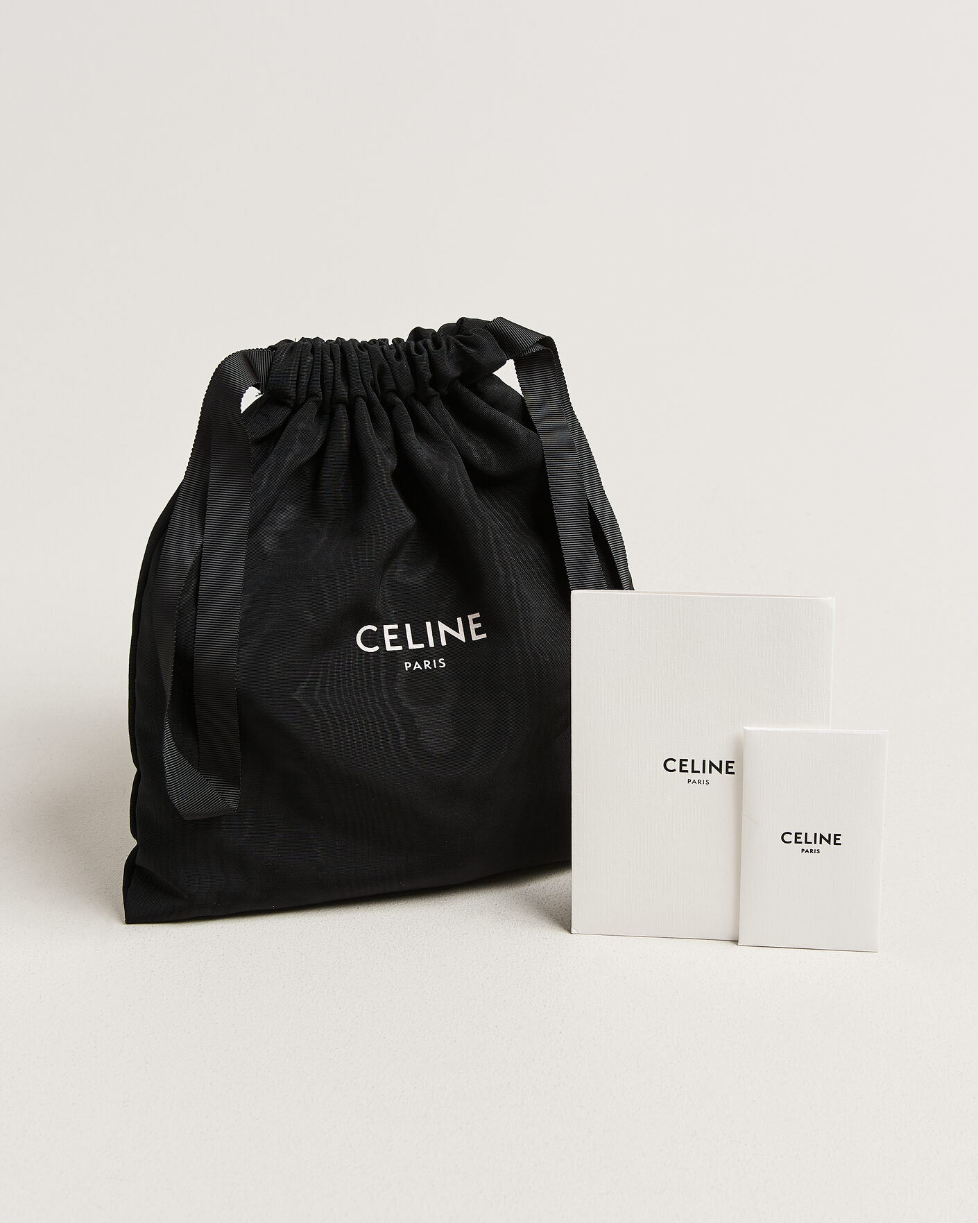 Herren | Pre-Owned & Vintage Bags | Celine Pre-Owned | Trio Bag Small Leather Grey