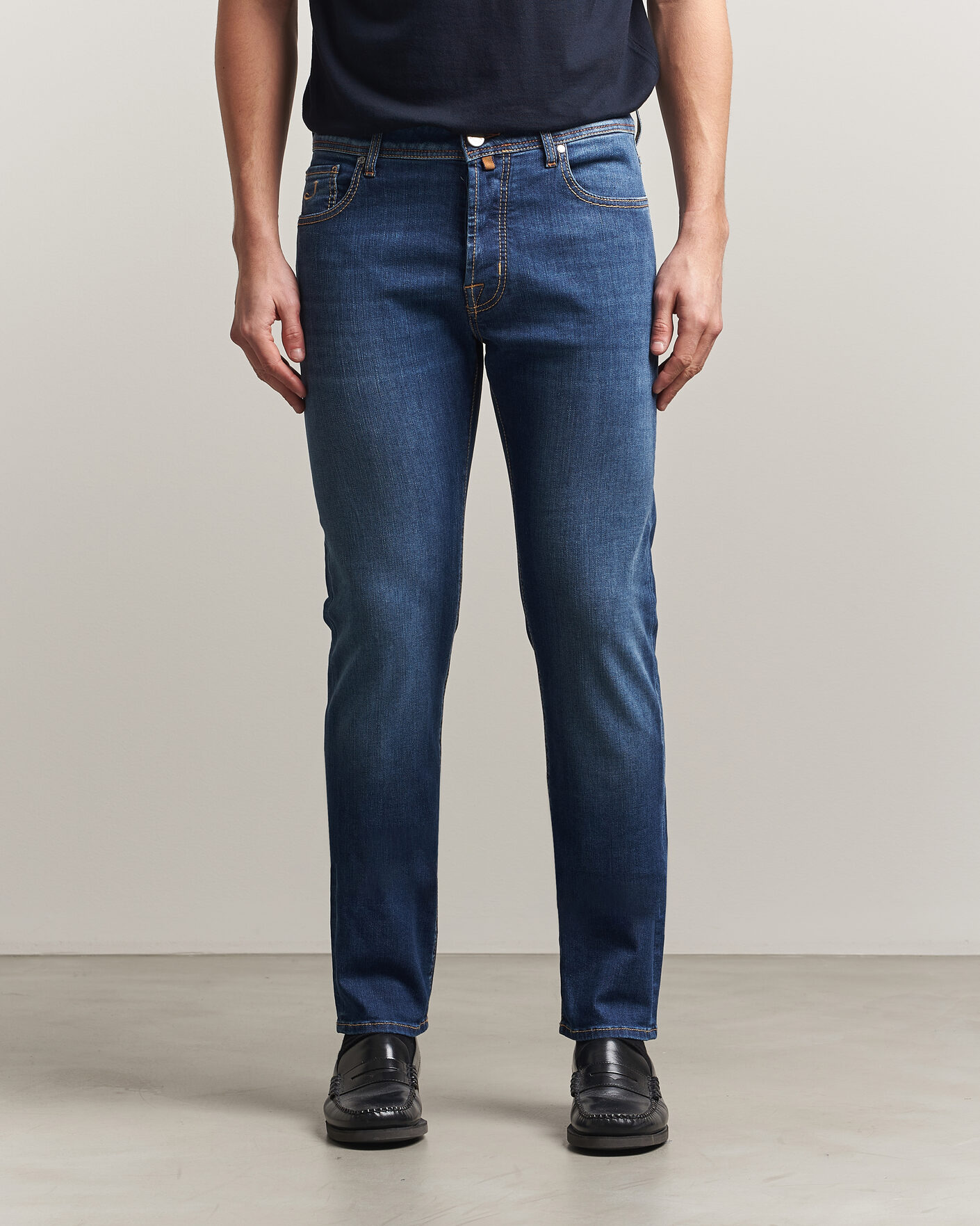 Herren | Hosen | Jacob Cohën | Bard Slim Fit Super Stretch Jeans Medium Vintage
