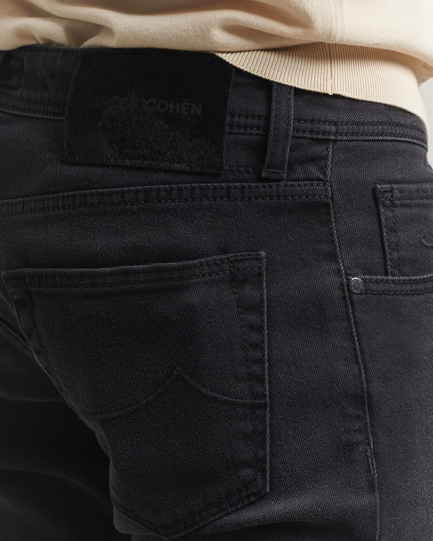 Herren | Hosen | Jacob Cohën | Nick Slim Fit Power Stretch Jeans Medium Black Wash