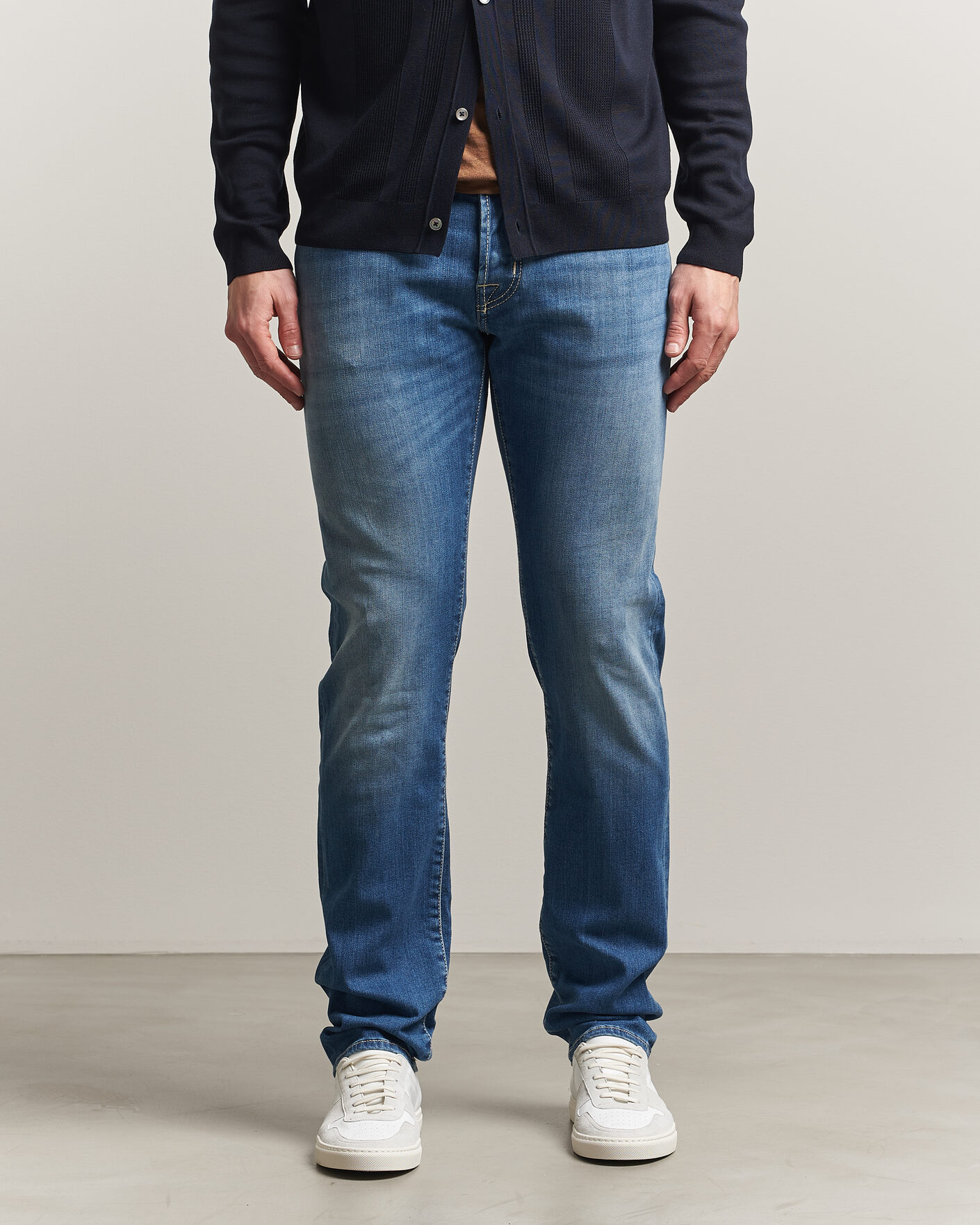 Herren | Jeans | Jacob Cohën | Nick Slim Fit Super Stretch Jeans Light Vintage