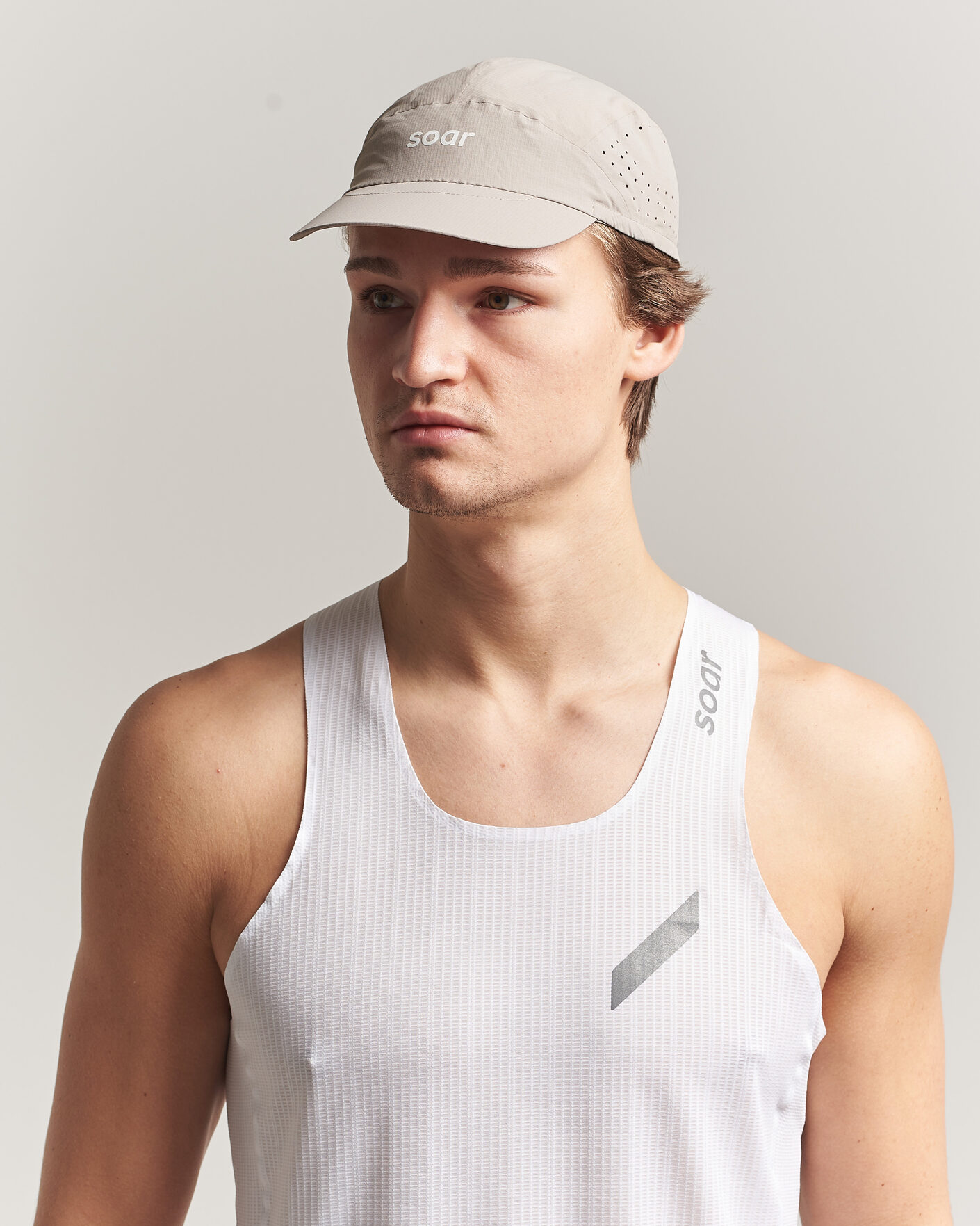 Herren | Hüte & Mützen | SOAR Running | Run Cap Warm Grey
