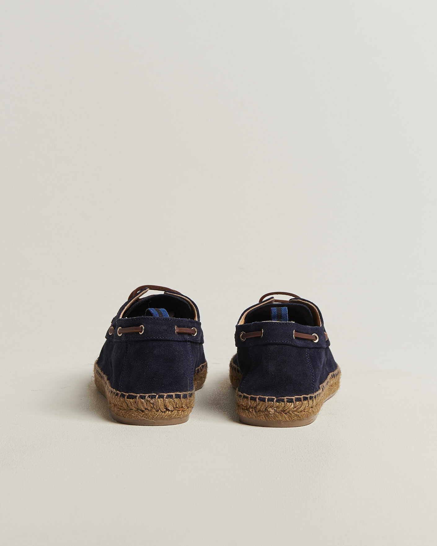 Herren | Espadrillo | Castañer | Nemo Casual Suede Boat Shoe Azul Oscuro