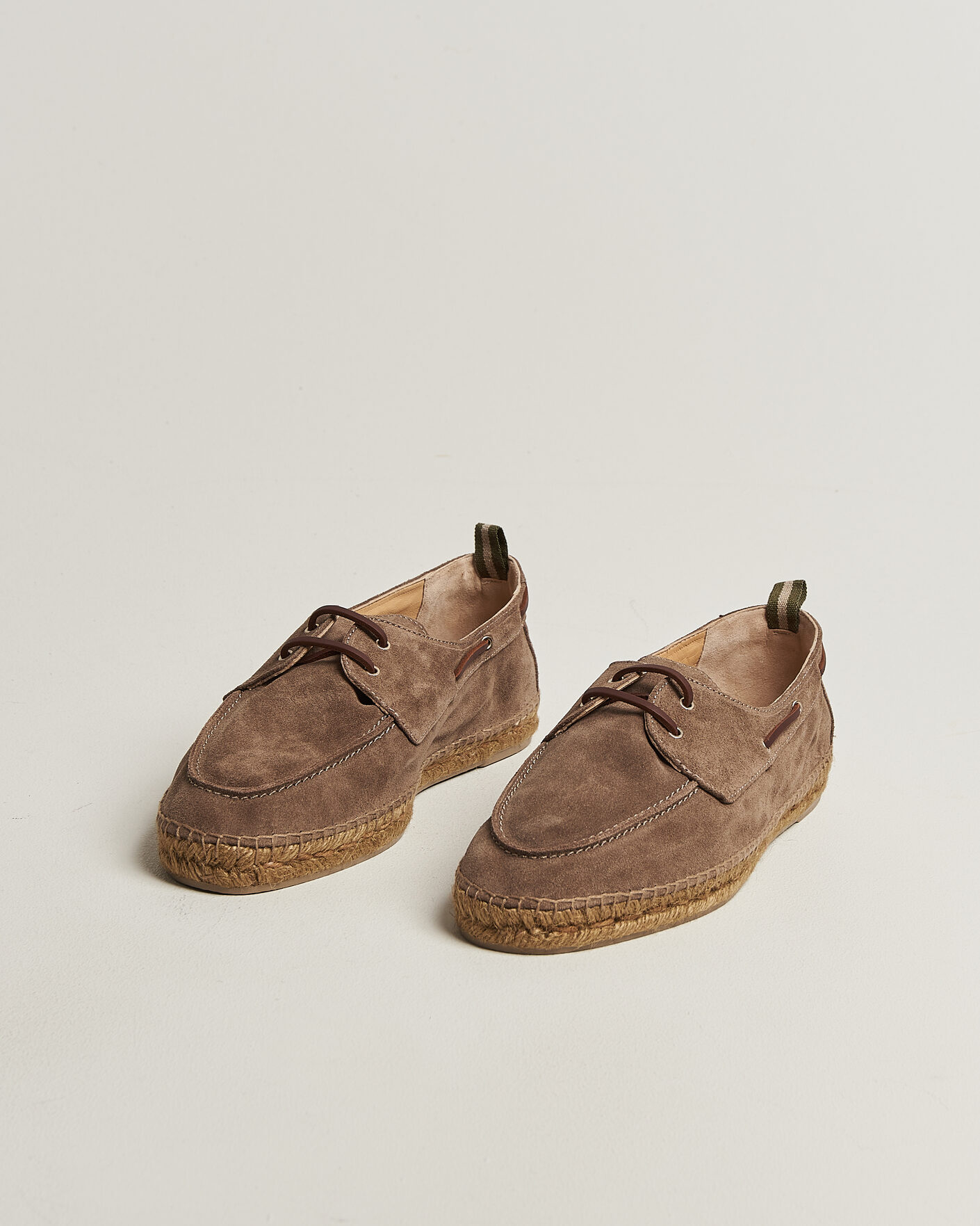 Herren | Espadrillo | Castañer | Nemo Casual Suede Boat Shoe Topo