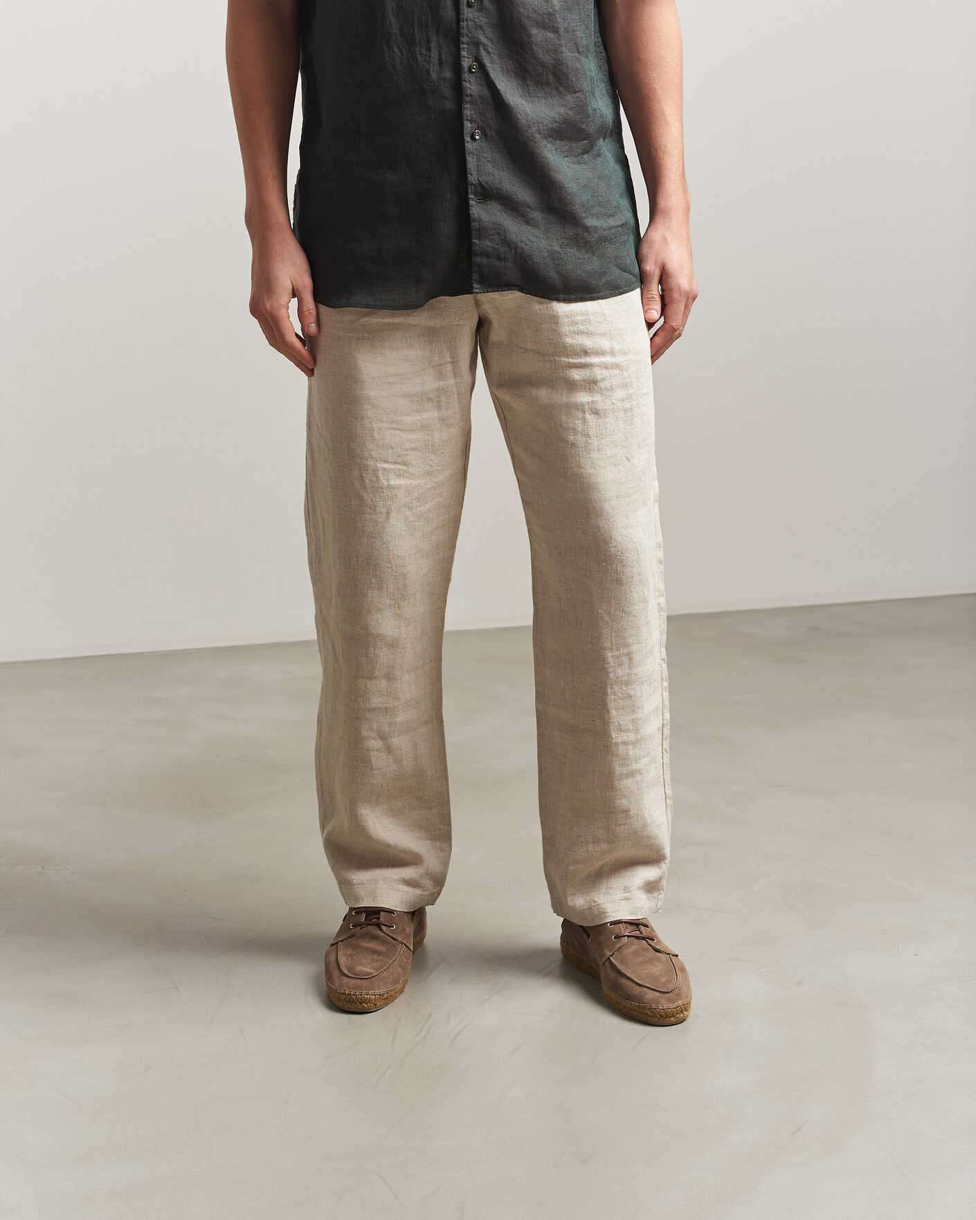 Herren | Espadrillo | Castañer | Nemo Casual Suede Boat Shoe Topo