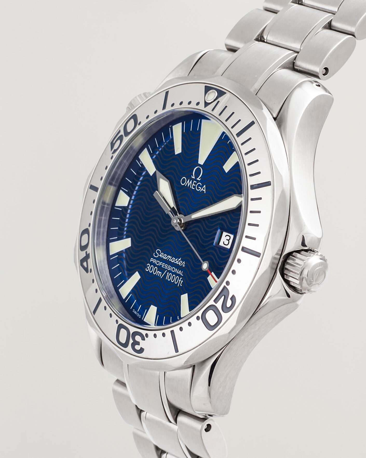 Herren | Pre-Owned & Vintage Watches | Omega Pre-Owned | Seamaster 300M SMP Electric Blue 