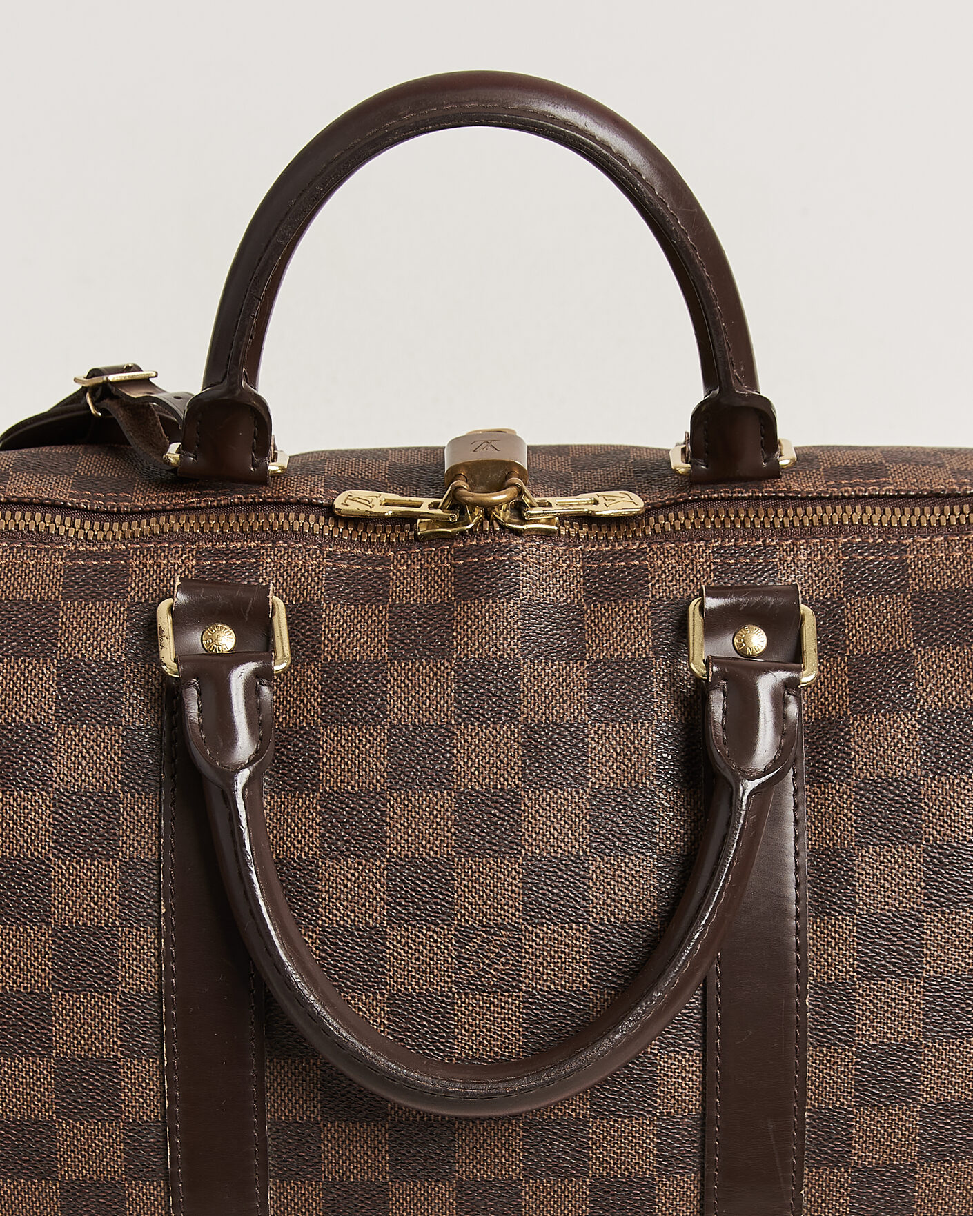 Herren | Pre-Owned & Vintage Bags | Louis Vuitton Pre-Owned | Keepall 50 Damier Ebene