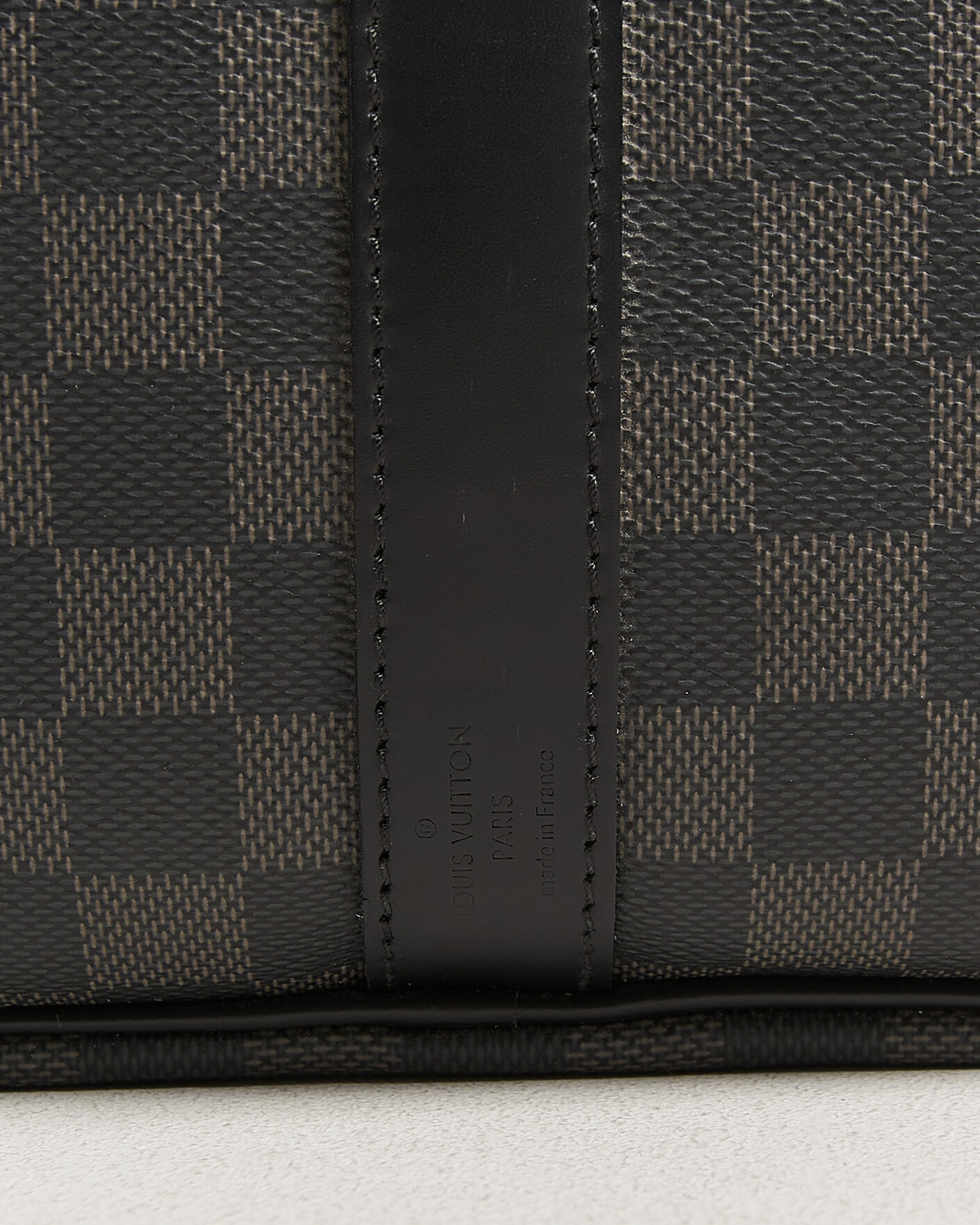 Herren | Pre-Owned & Vintage Bags | Louis Vuitton Pre-Owned | Keepall Bandouliére 45 Damier Graphite
