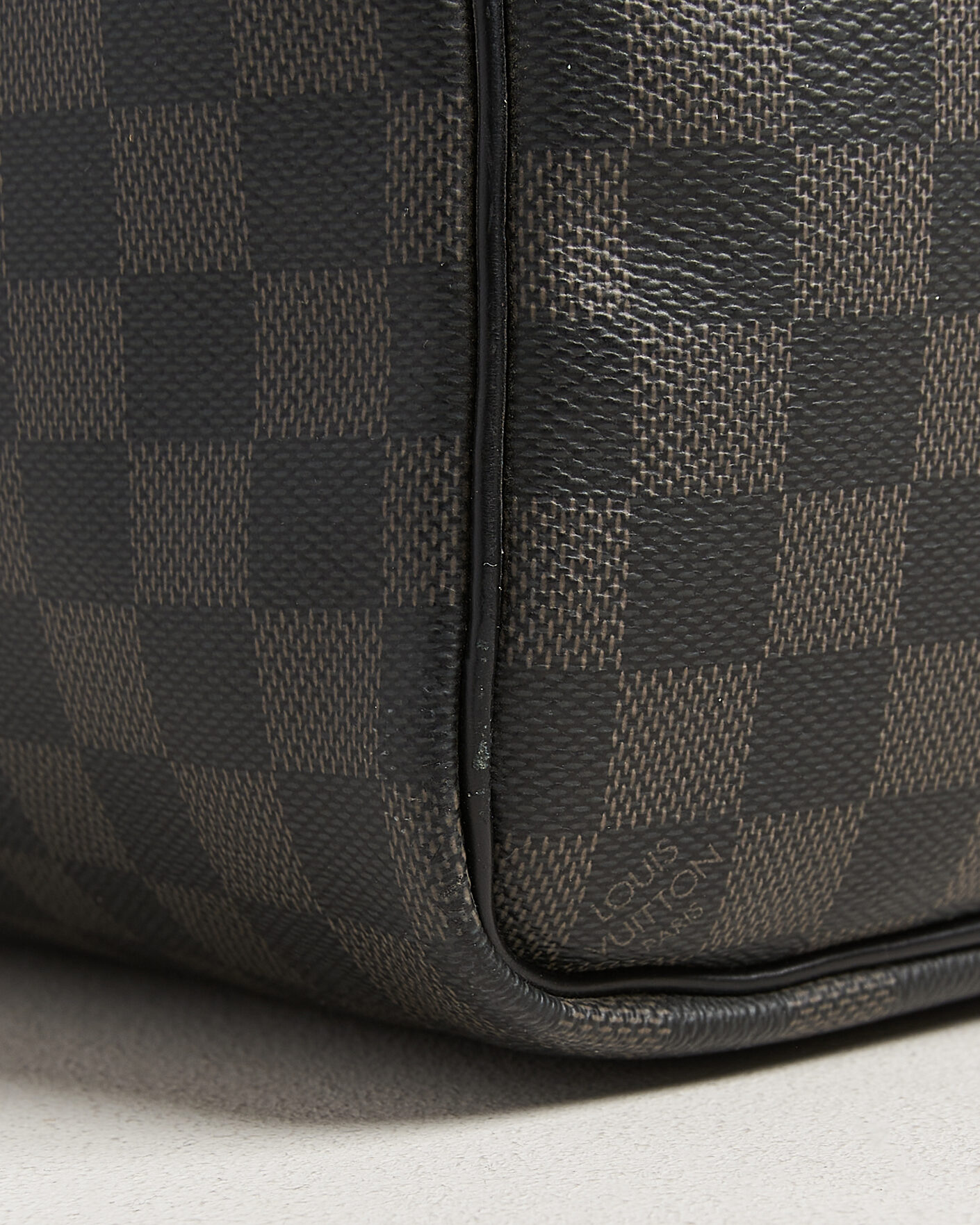 Herren | Pre-Owned & Vintage Bags | Louis Vuitton Pre-Owned | Keepall Bandouliére 45 Damier Graphite