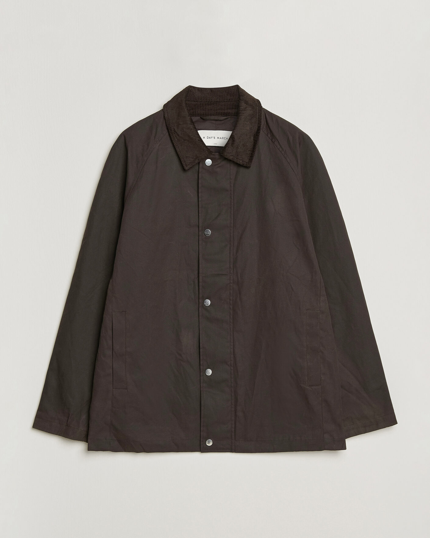 Herren | Jacken | A Day's March | Limestone Waxed Jacket Dark Brown