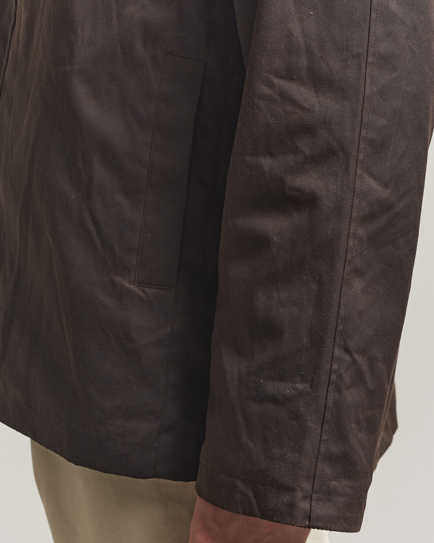 Herren | Jacken | A Day's March | Limestone Waxed Jacket Dark Brown