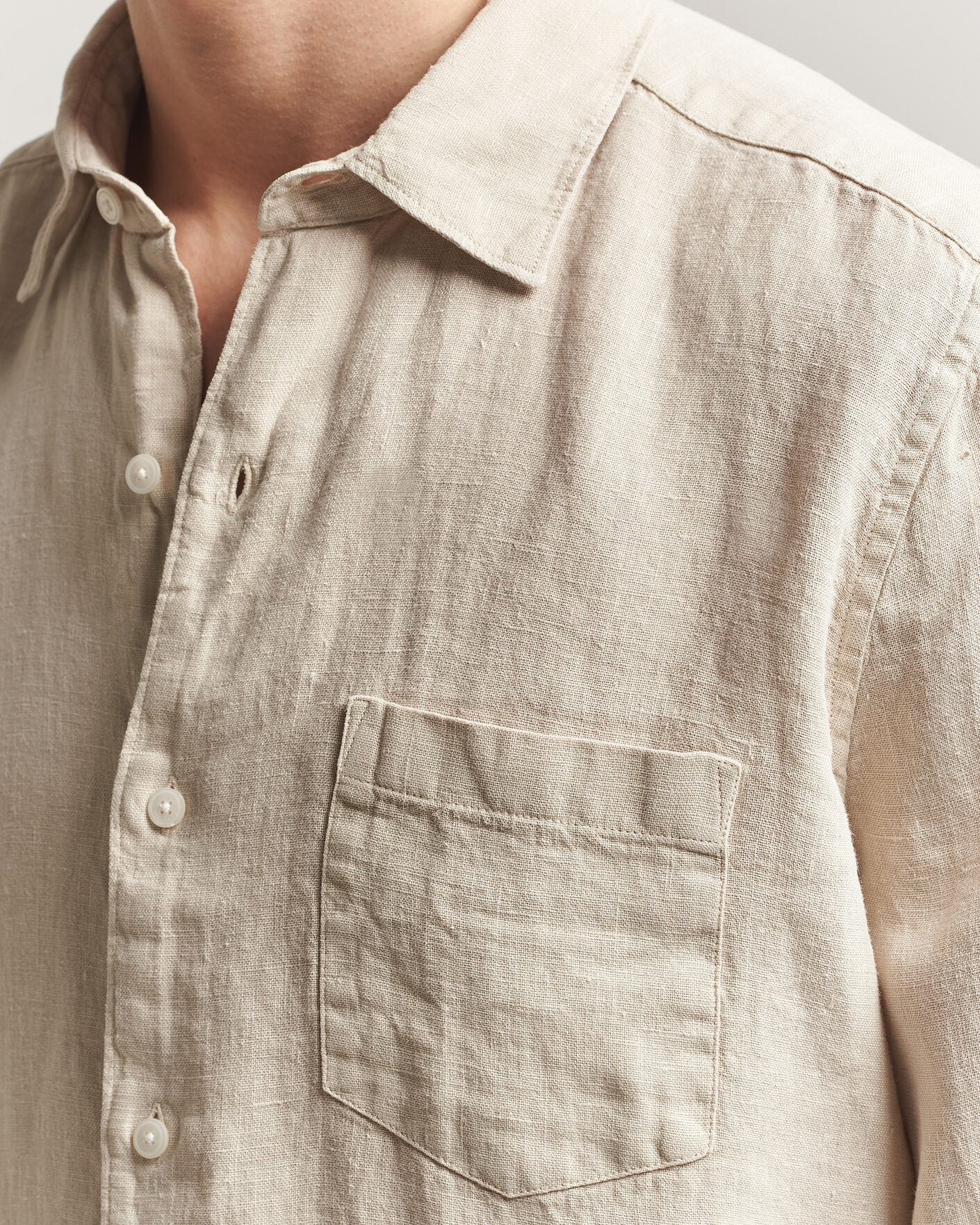 Herren | Hemden | A Day's March | Daintree Linen Shirt Moonstruck