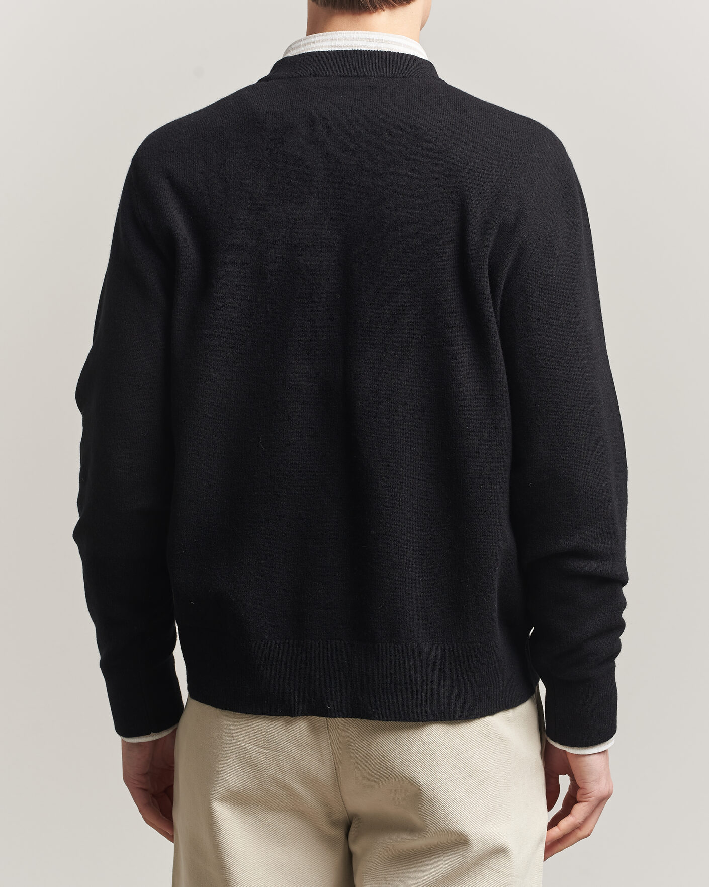 Herren | Pullover | A Day's March | Marlow Cashmere Blend Sweater Black