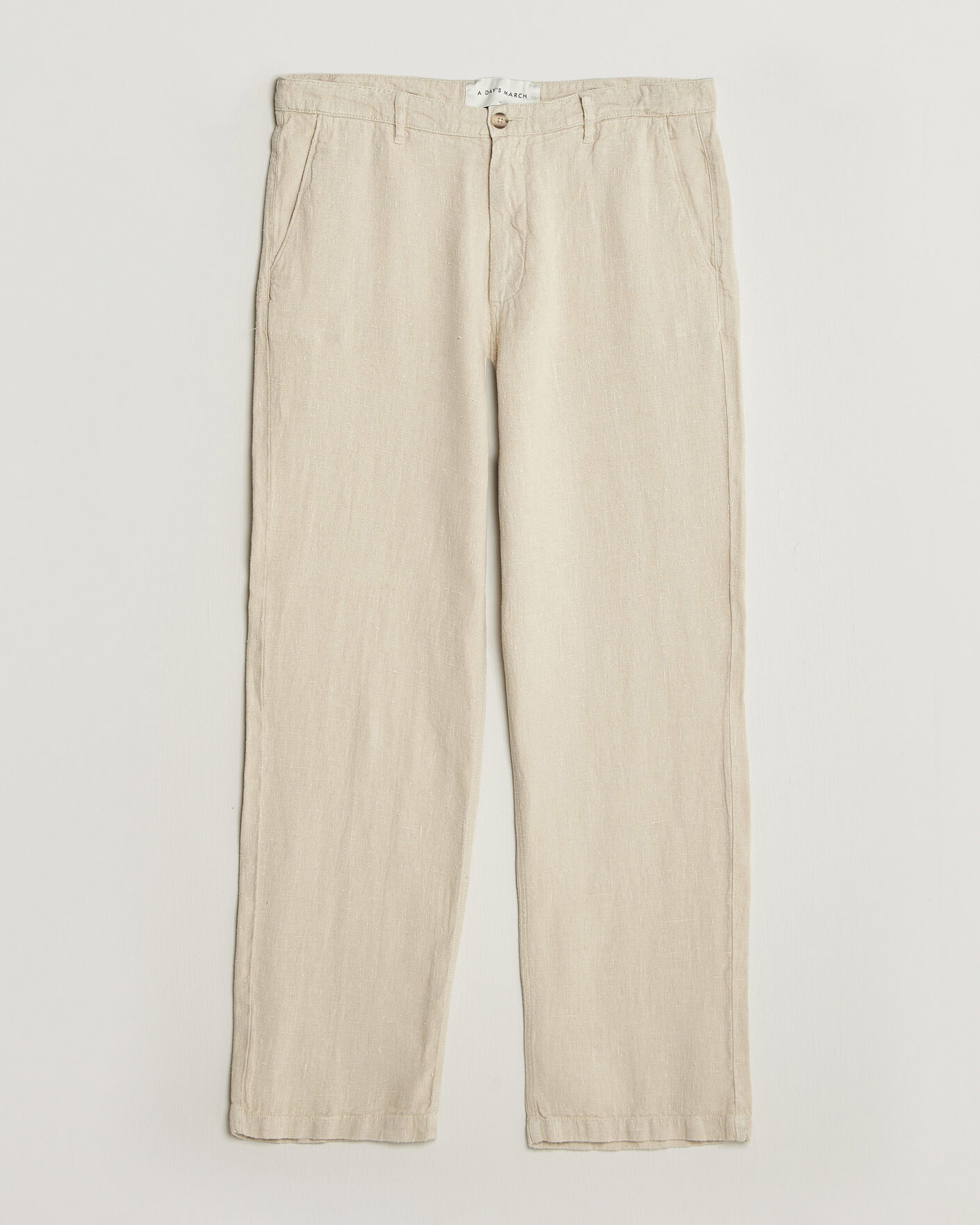 Herren | Hosen | A Day's March | Redwood Linen Trousers Oyster