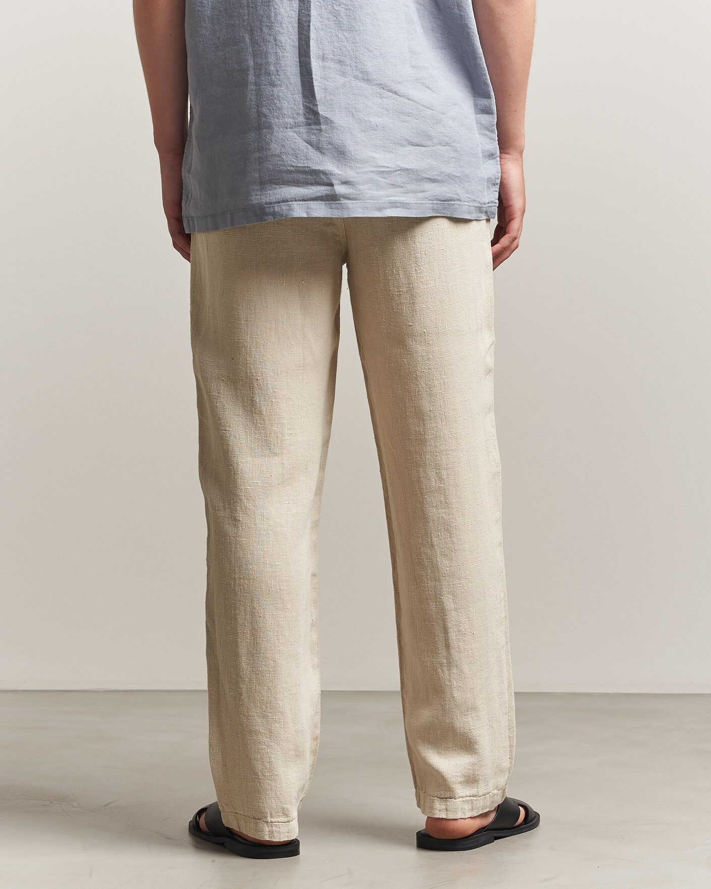 Herren | Hosen | A Day's March | Redwood Linen Trousers Oyster