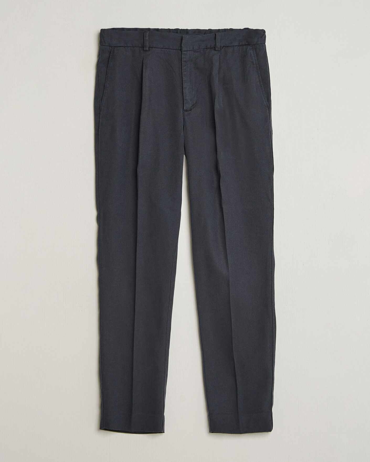 Herren | Hosen | A Day's March | Smart Lyocell Trousers Navy