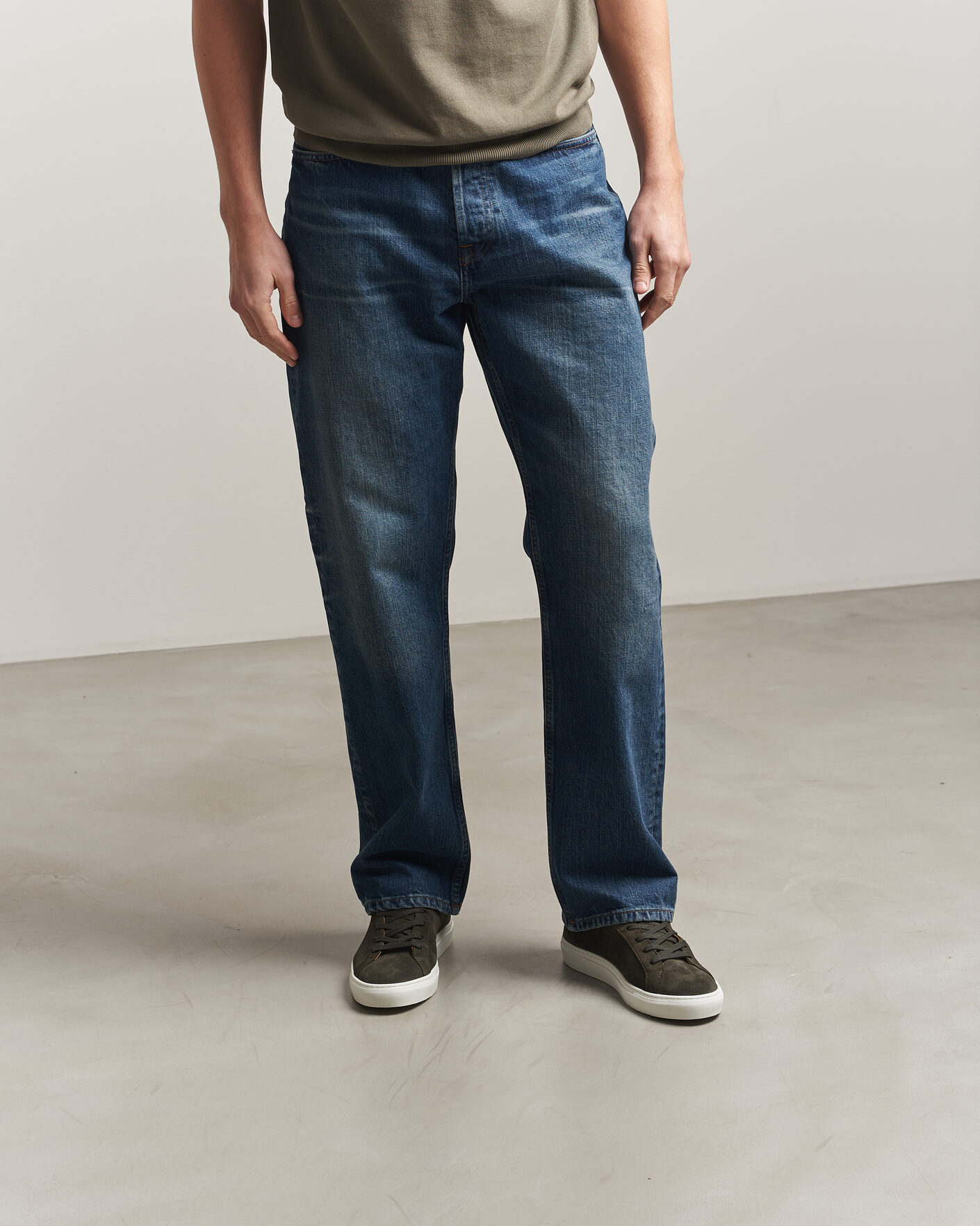 Herren | Sneaker | A Day's March | Marching Suede Sneaker Olive