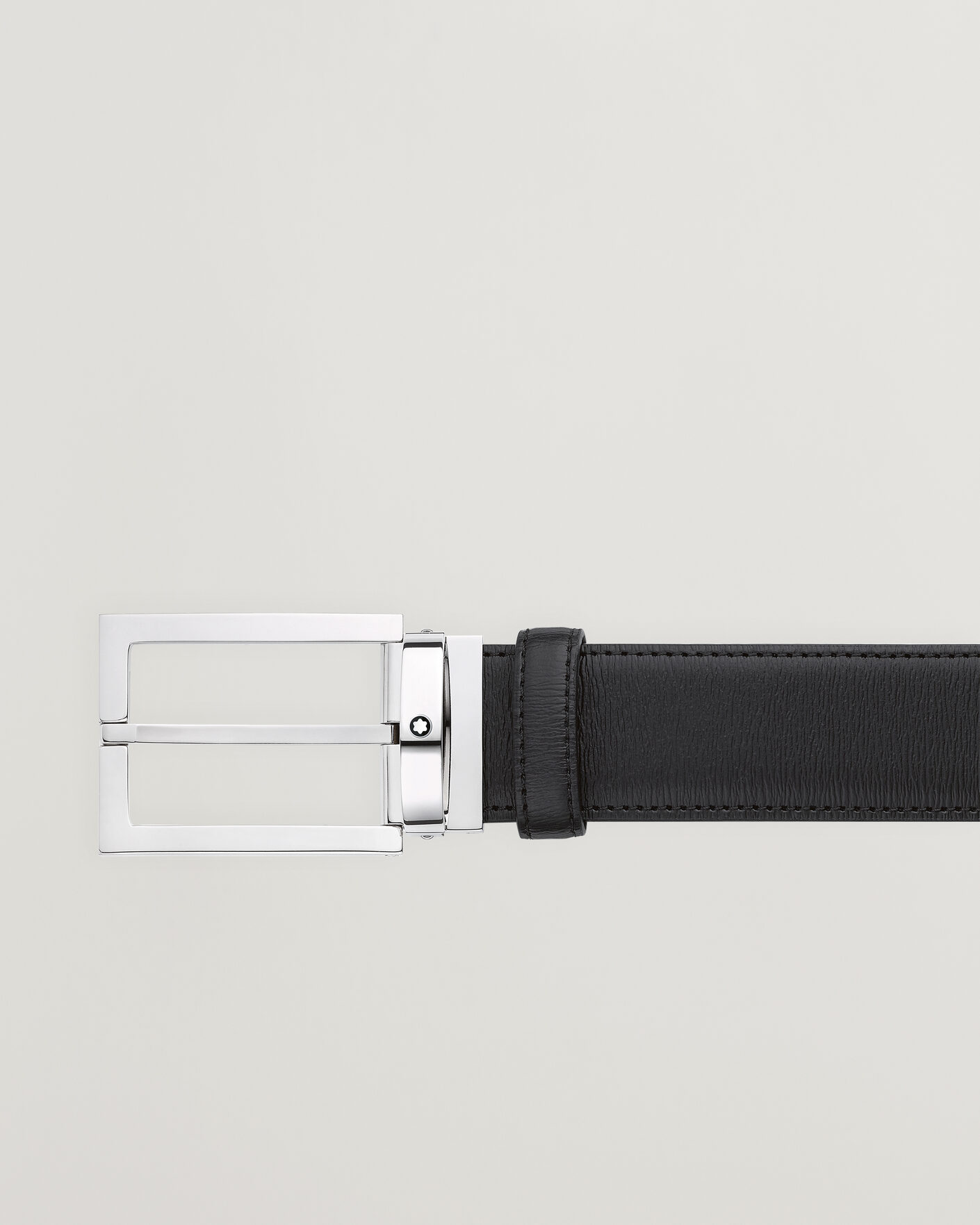 Herren | Gürtel | Montblanc | Rectangular 35mm Leather Belt Black