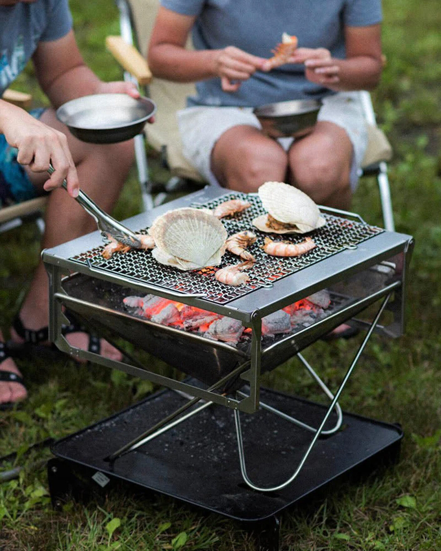 Herren | Outdoor living | Snow Peak | Takibi Fire & Grill Stainless Steel