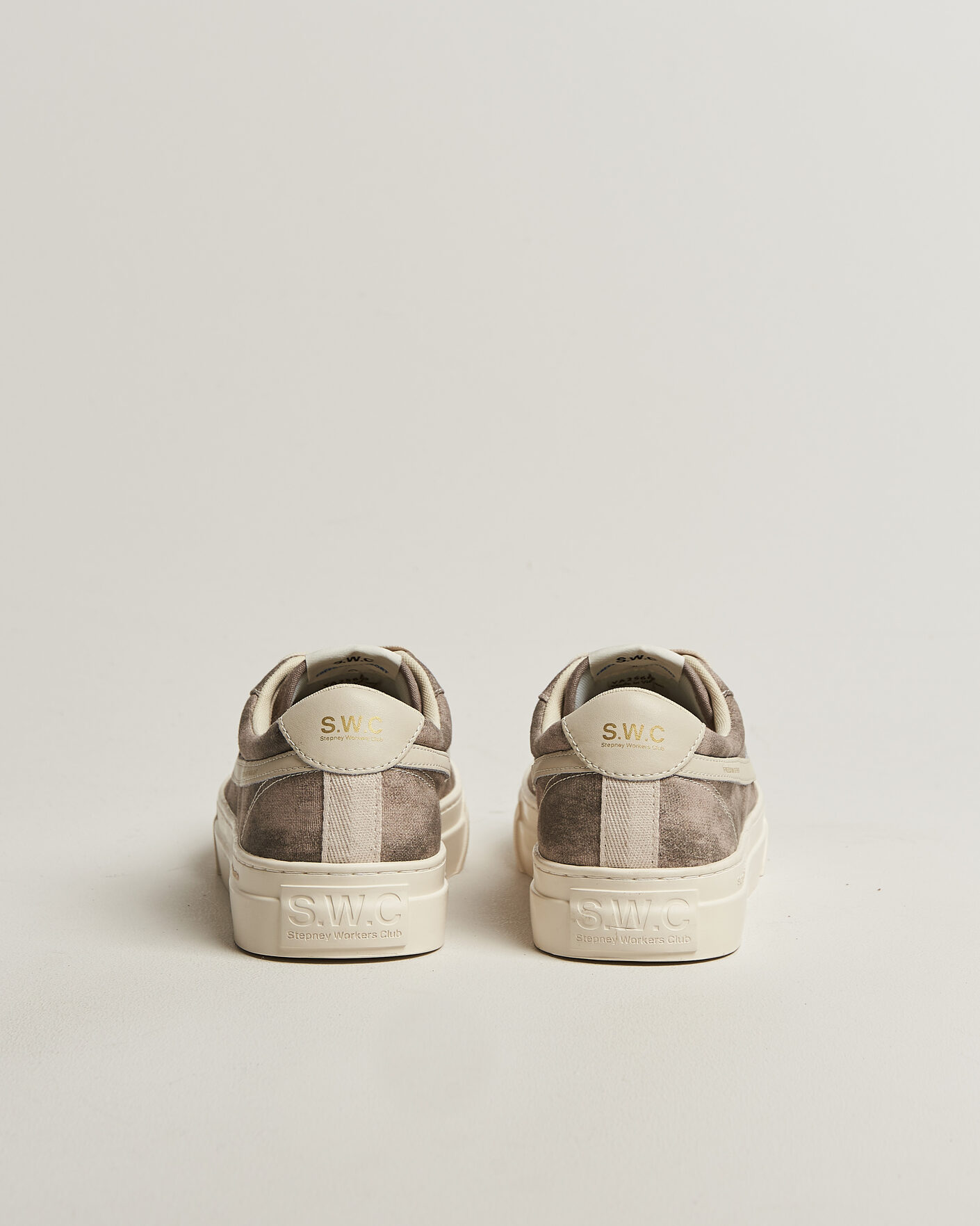 Herren | Sneaker | Stepney Workers Club | Dellow S-Strike Sunfade Canvas Sneaker Earth Grey