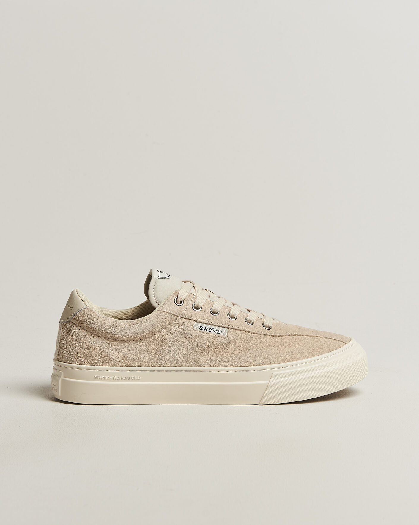 Herren | Sneaker | Stepney Workers Club | Dellow 02 Cupsole Suede Sneaker Oat