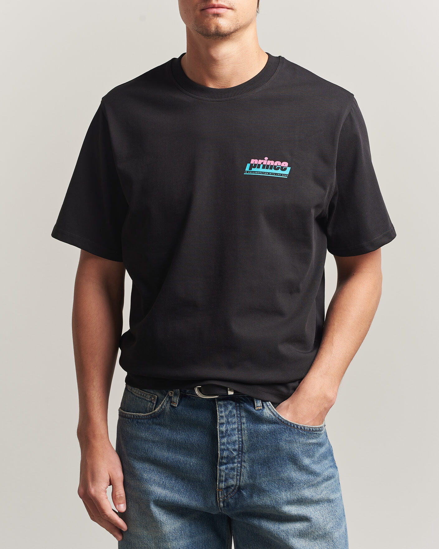 Herren | T-Shirts | LES DEUX | Prince P T-Shirt Black