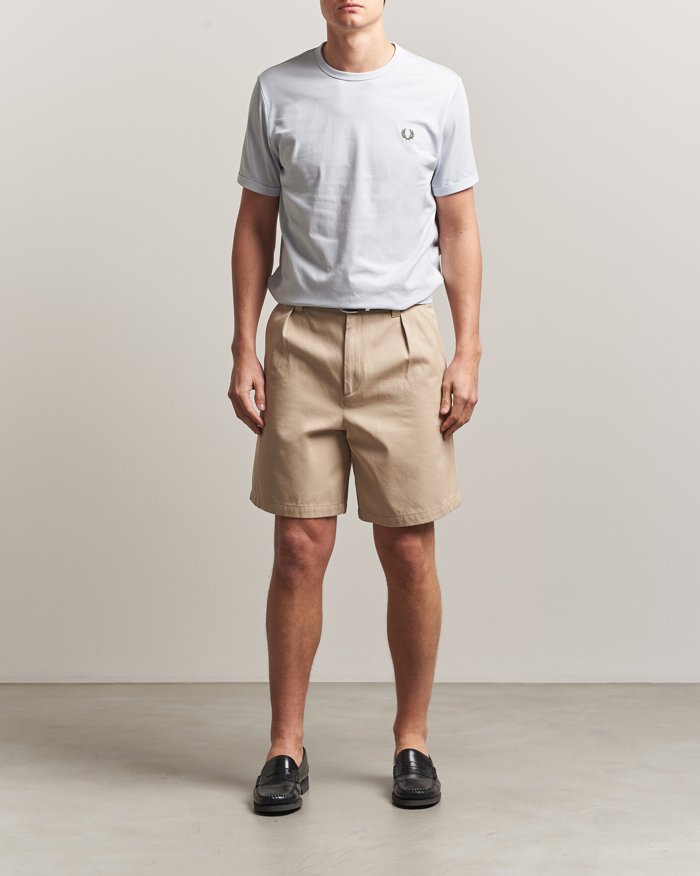 Herren | T-Shirts | Fred Perry | Ringer T-Shirt Dusky Blue