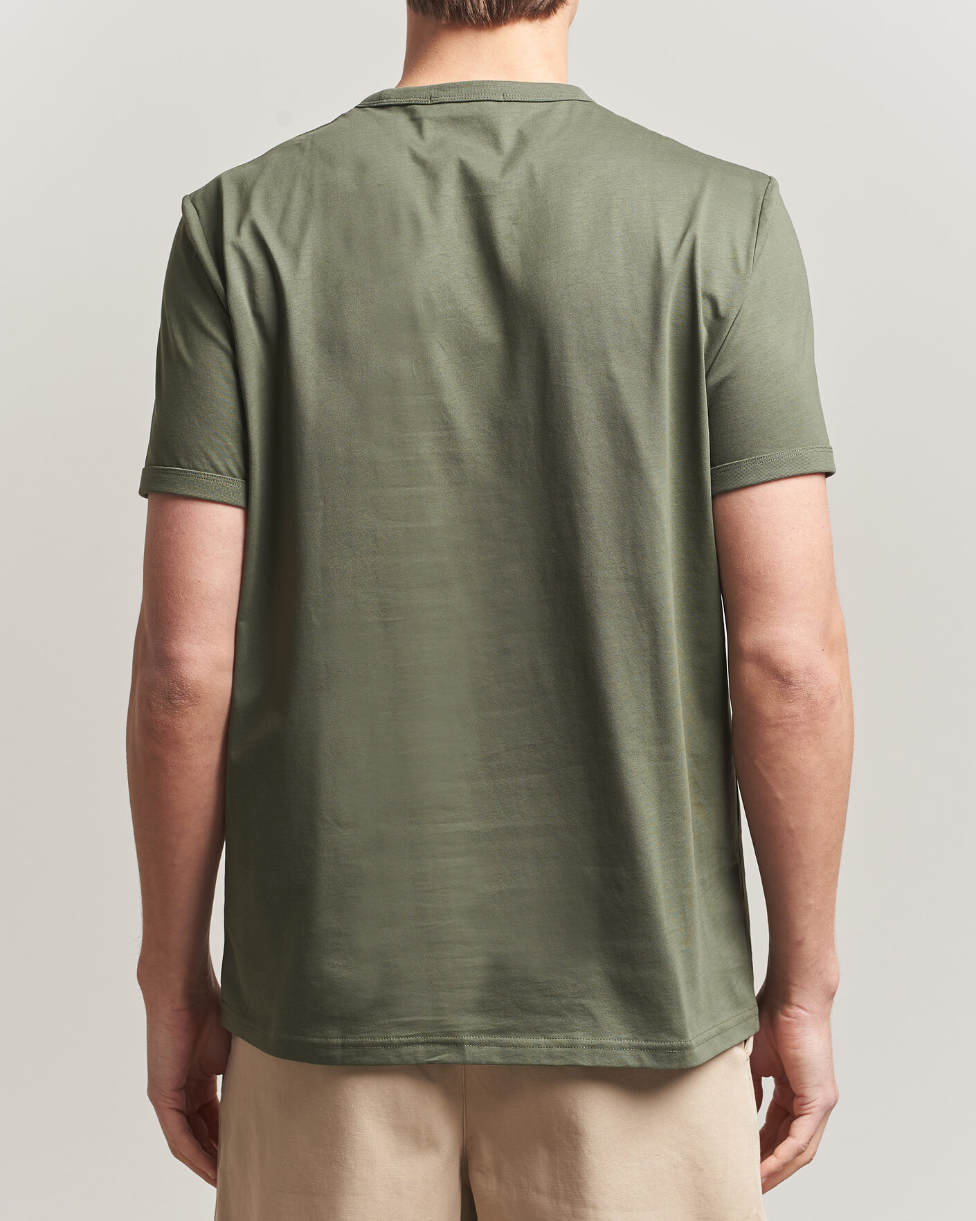 Herren | T-Shirts | Fred Perry | Ringer T-Shirt Laurel Wreath Green
