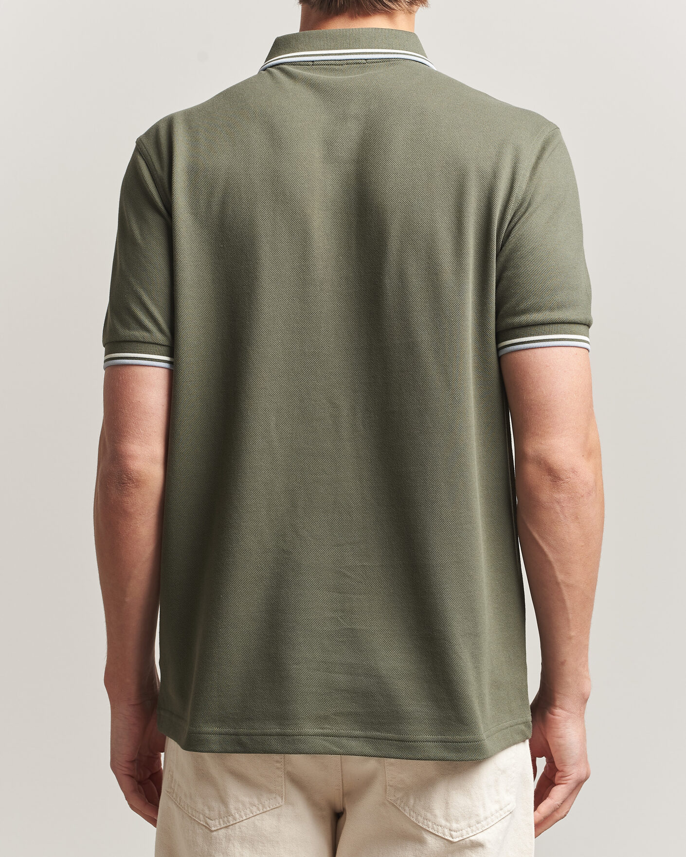 Herren | Poloshirts | Fred Perry | Twin Tipped Polo Shirt Laurel Wreath Green