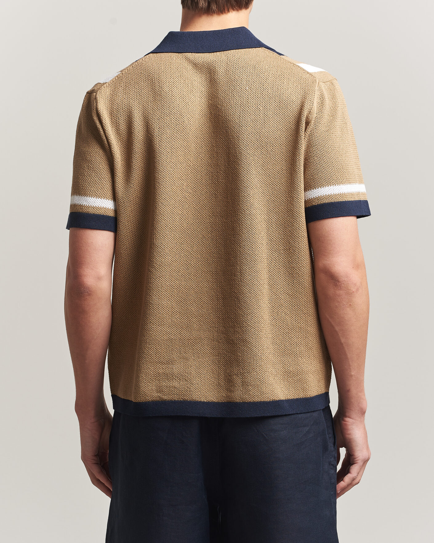 Herren | Hemden | J.Lindeberg | Remus Knitted Resort Shirt Kelp