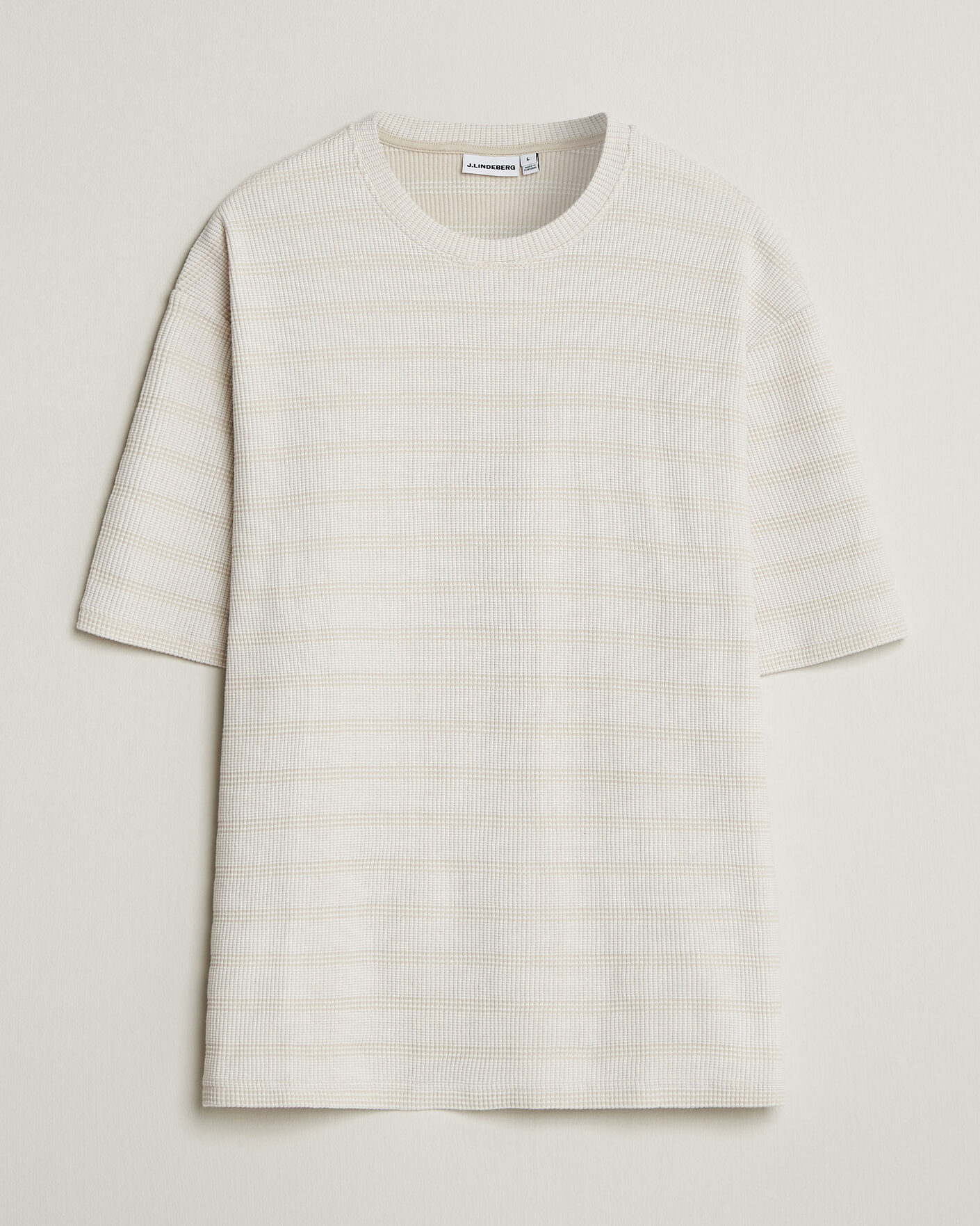 Herren | T-Shirts | J.Lindeberg | Jose Jacquard T-Shirt Moonbeam