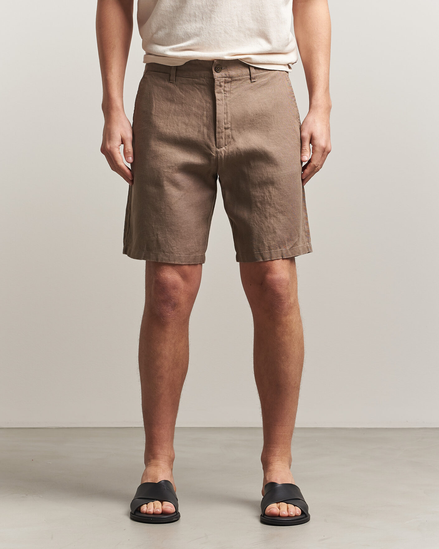 Herren | Shorts | NN07 | Aden Linen Shorts Clay Mirage