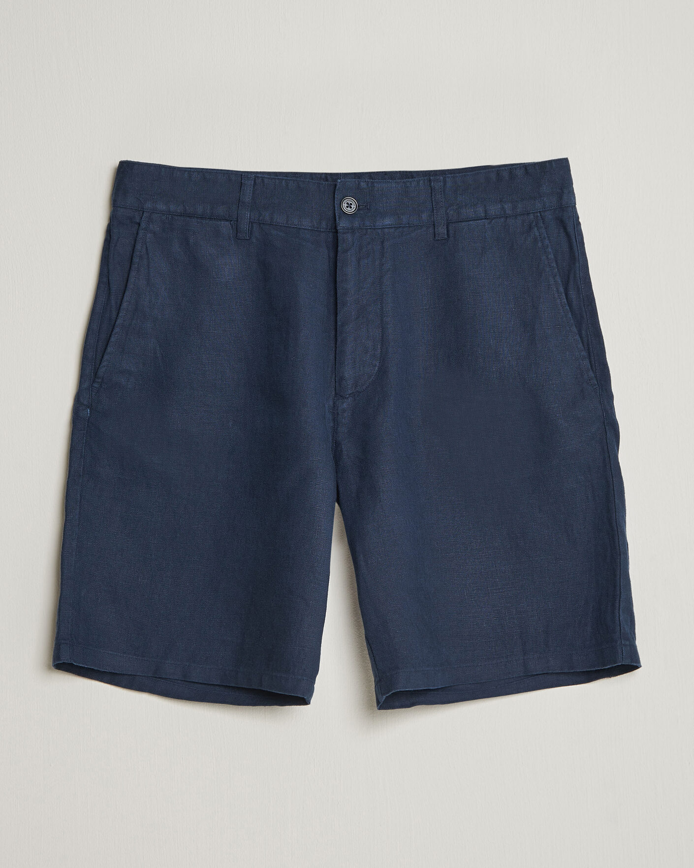 Herren | Shorts | NN07 | Aden Linen Shorts Navy Blue