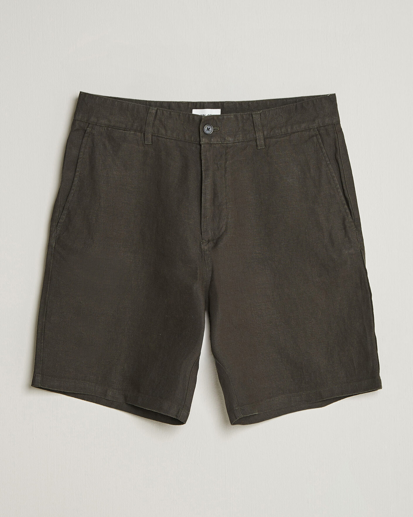 Herren | Shorts | NN07 | Aden Linen Shorts Dark Army