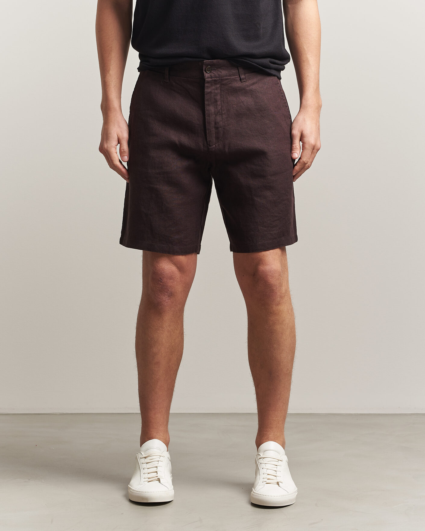 Herren | Shorts | NN07 | Aden Linen Shorts Dusky Port