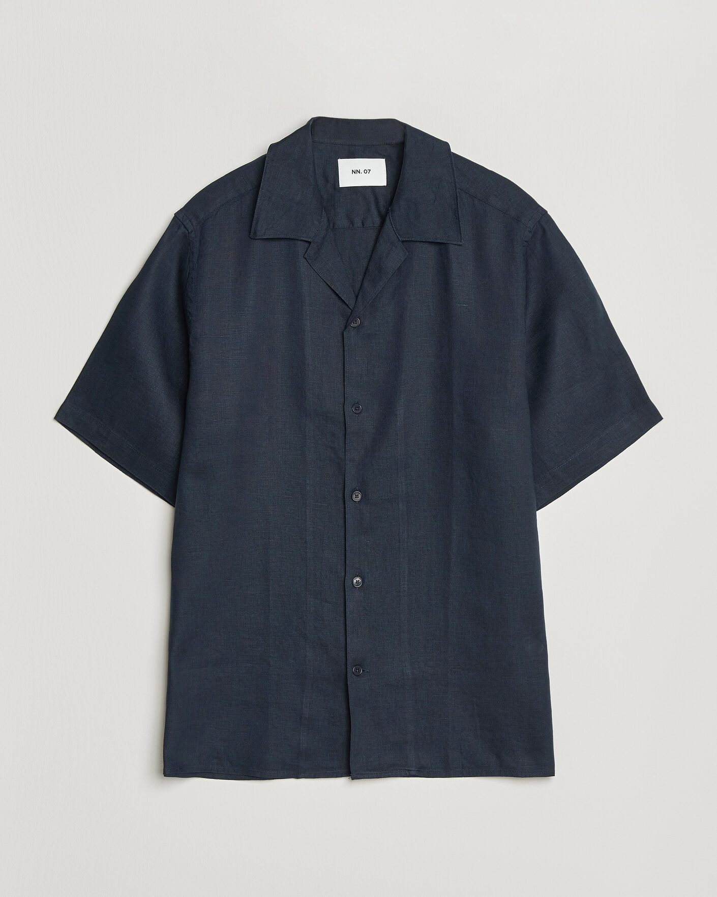 Herren |  | NN07 | Julio Linen Resort Shirt Navy Blue
