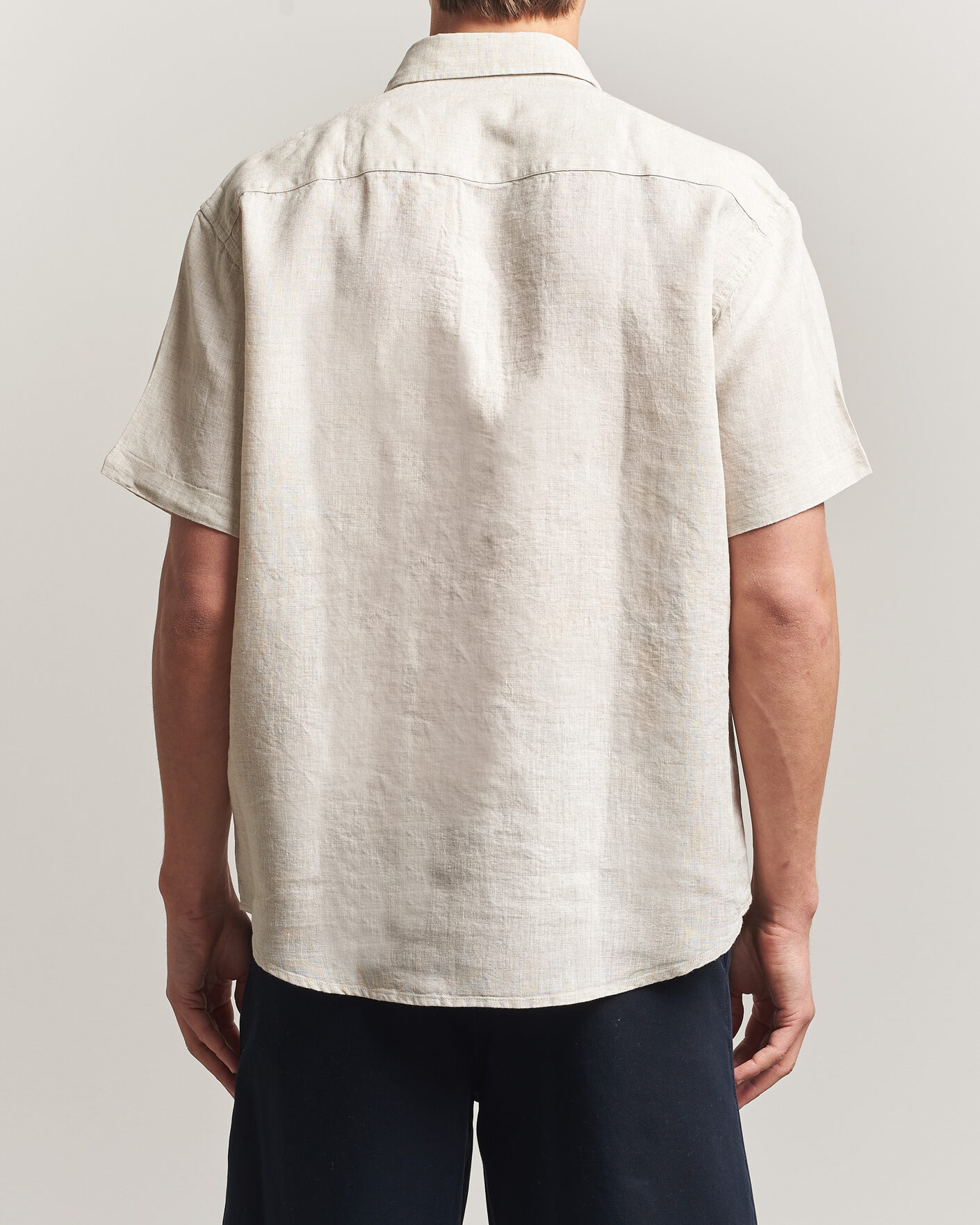 Herren | Hemden | NN07 | Deon Linen Short Sleeve Shirt Oat