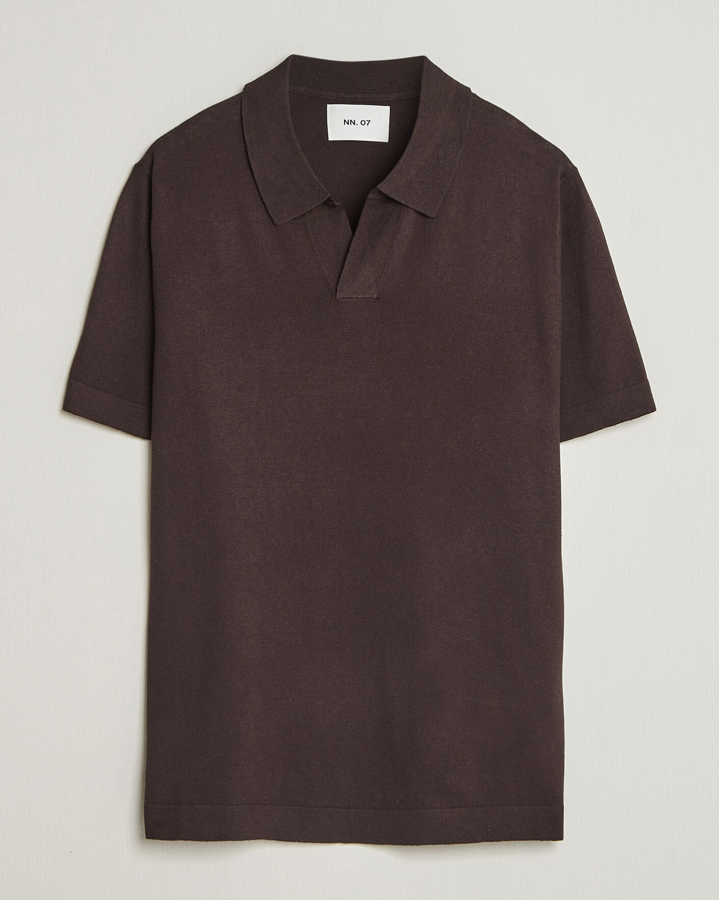 Herren | Poloshirts | NN07 | Ryan Cotton/Linen Polo Dusky Port