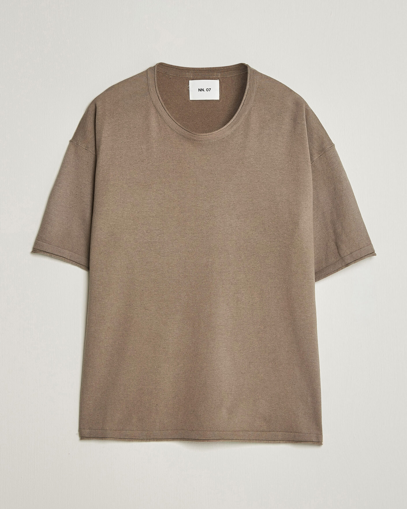 Herren | T-Shirts | NN07 | Ryan Cotton/Linen T-Shirt Clay Mirage