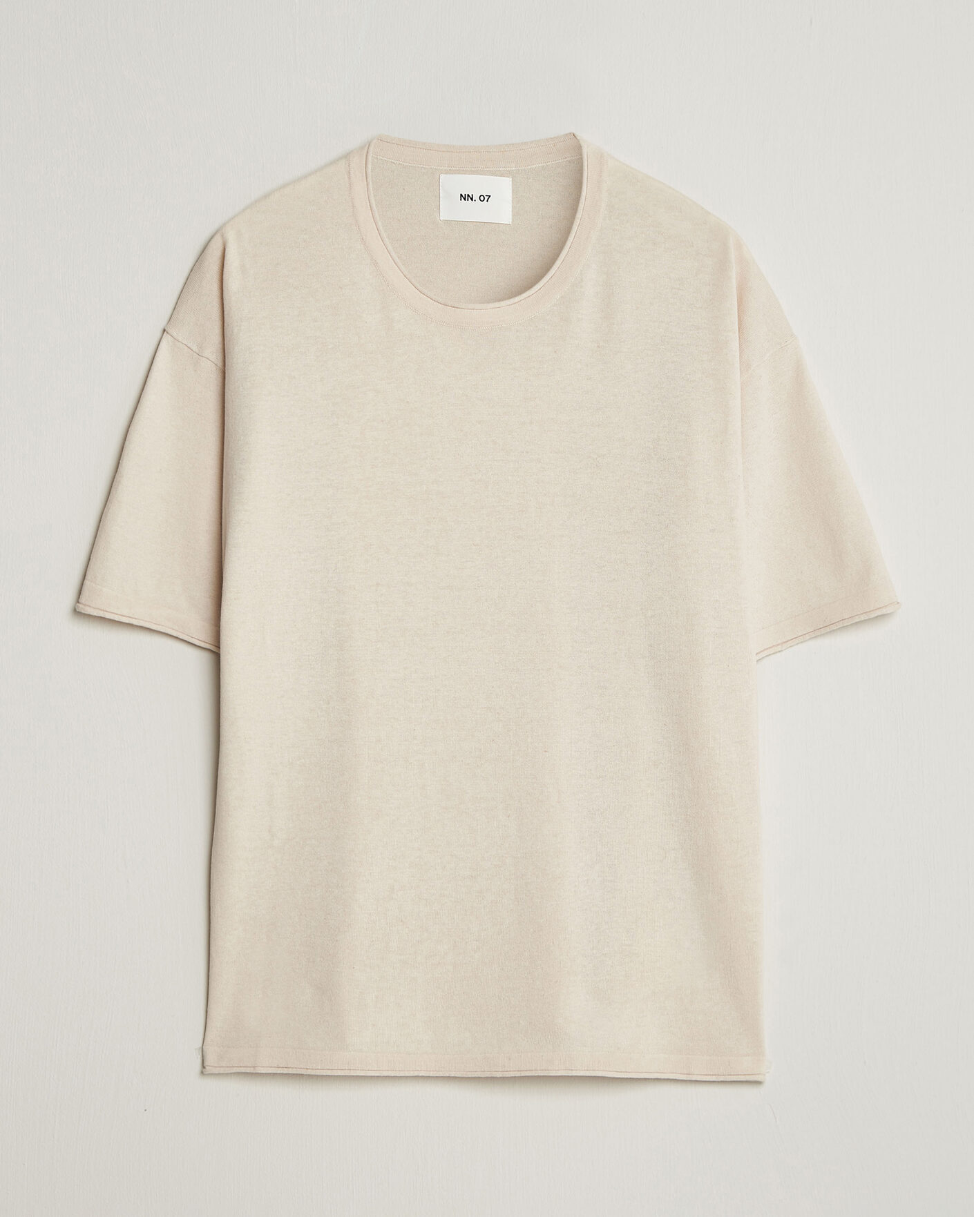 Herren | T-Shirts | NN07 | Ryan Cotton/Linen T-Shirt Oat