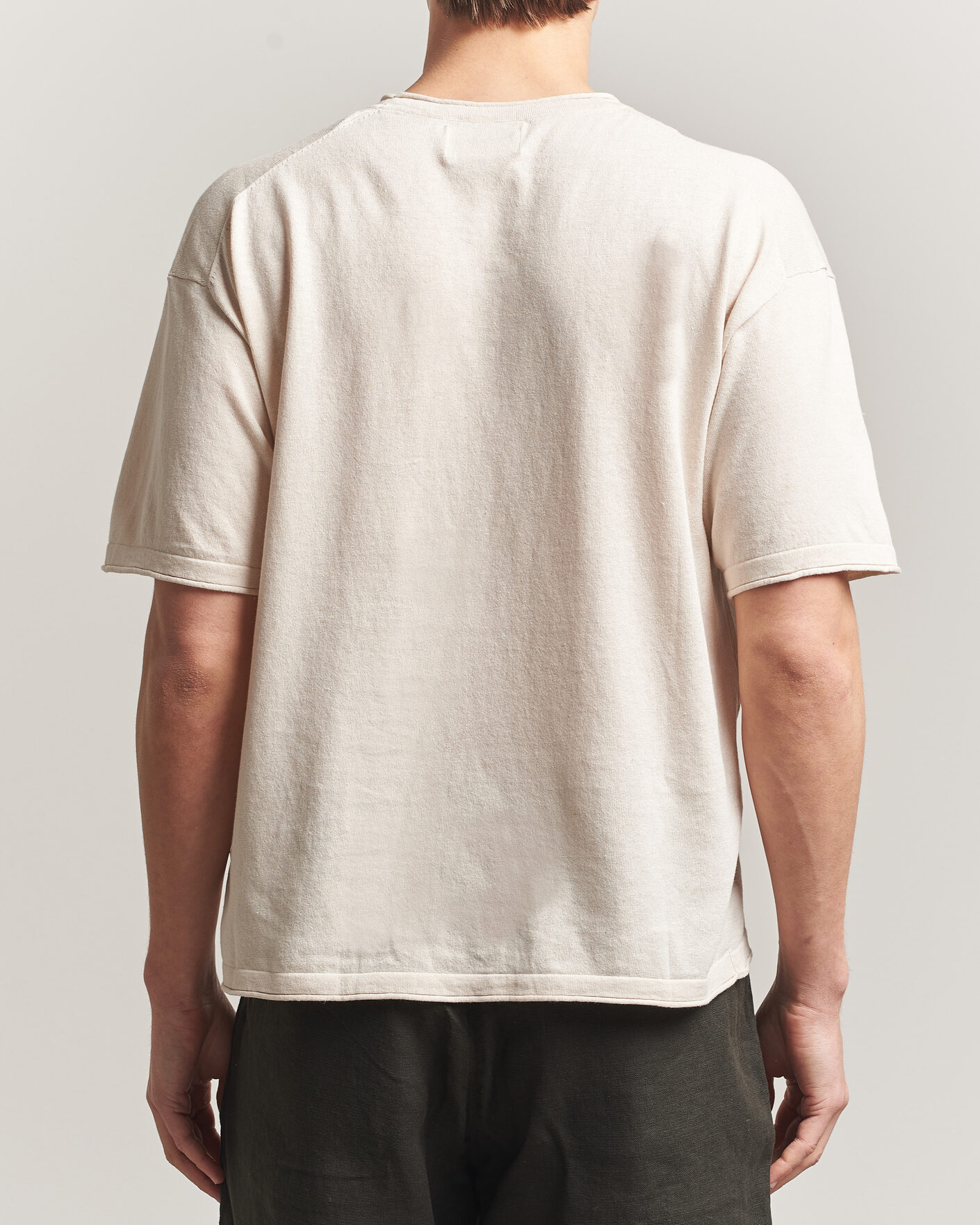 Herren | T-Shirts | NN07 | Ryan Cotton/Linen T-Shirt Oat