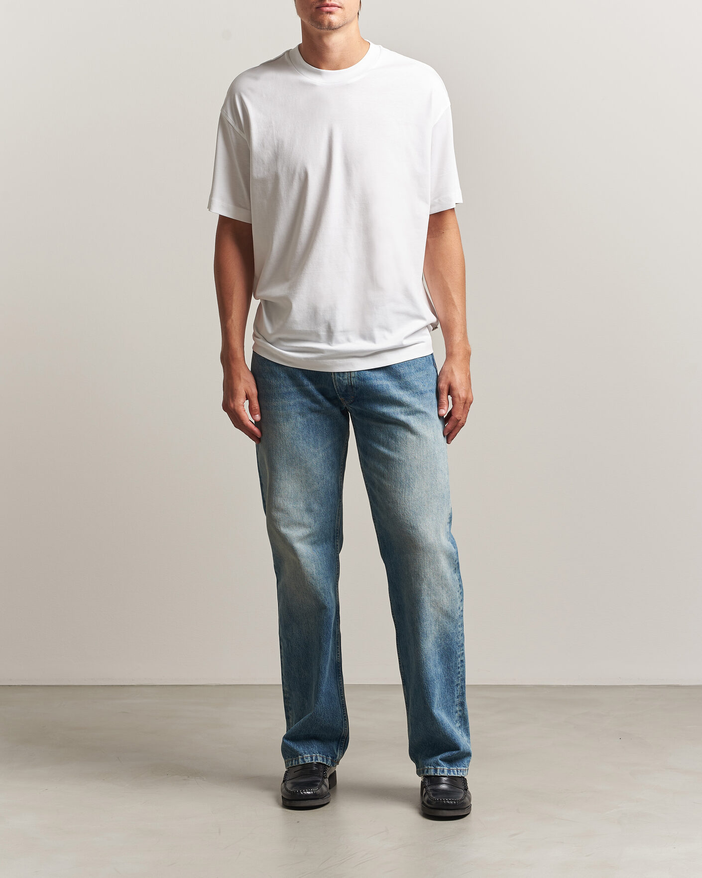 Herren | T-Shirts | NN07 | Lionel Suvin Cotton Crew Neck T-Shirt White