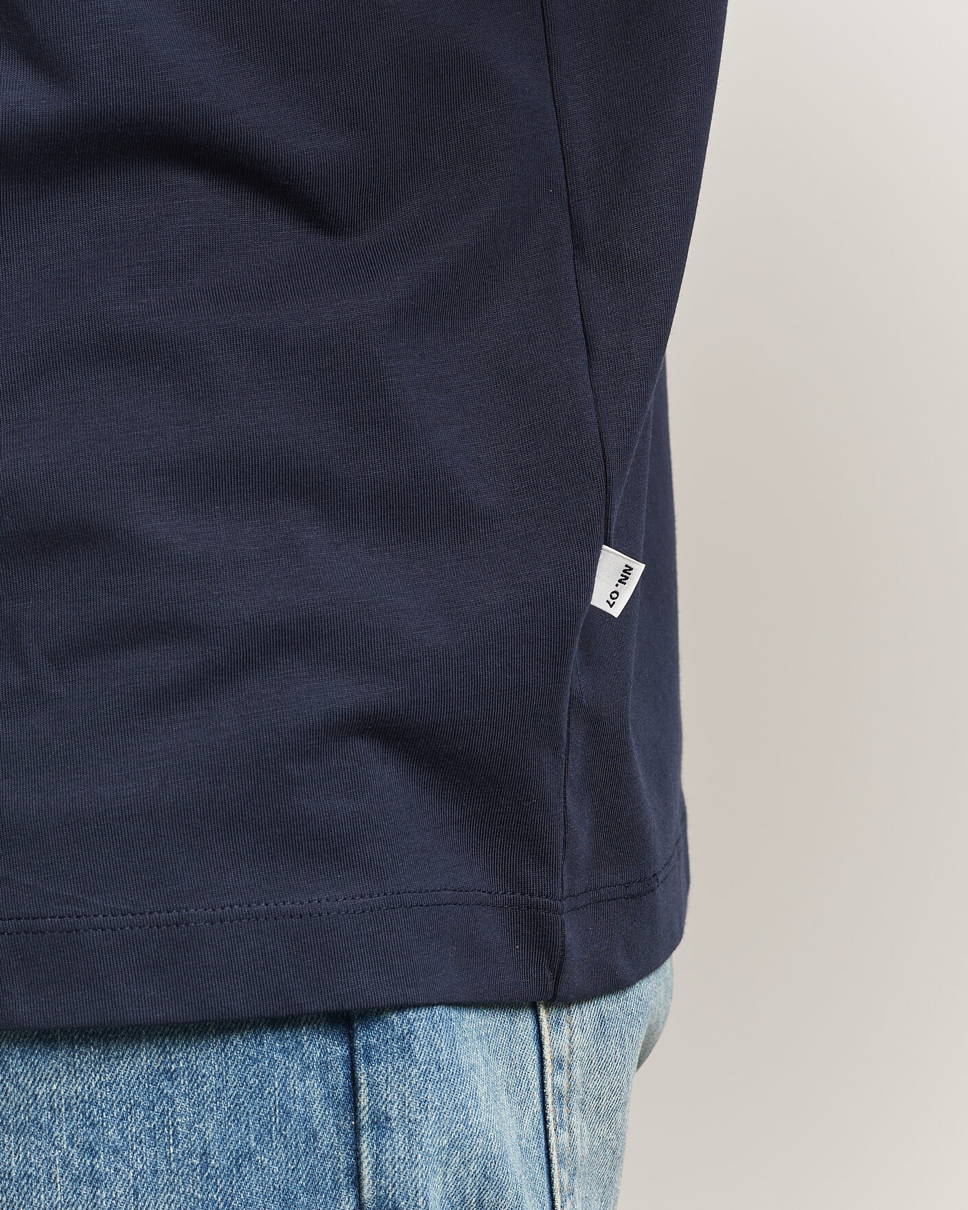 Herren | T-Shirts | NN07 | Lionel Suvin Cotton Crew Neck T-Shirt Navy Blue