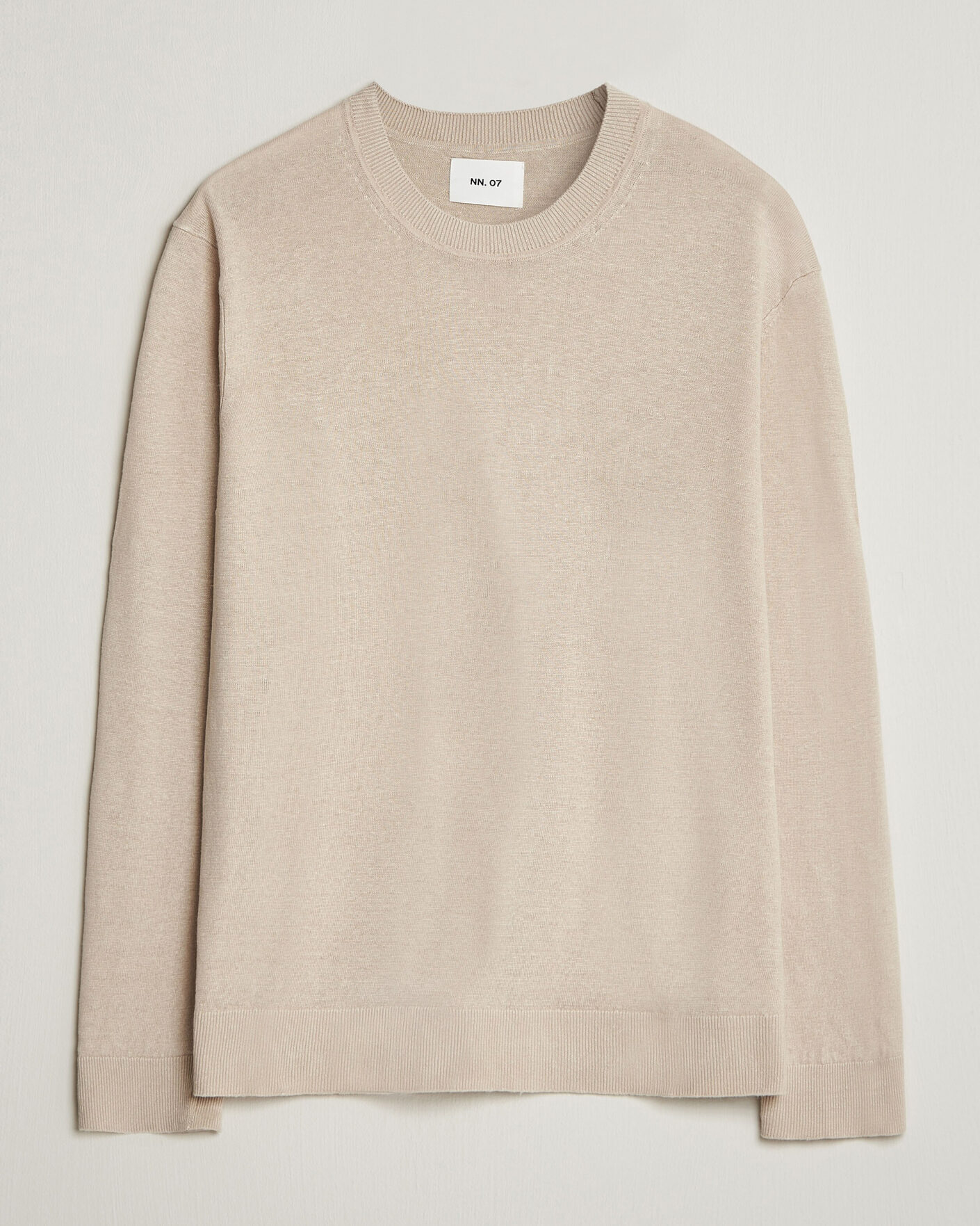 Herren | Pullover | NN07 | Ted Linen Knitted Sweater Oat