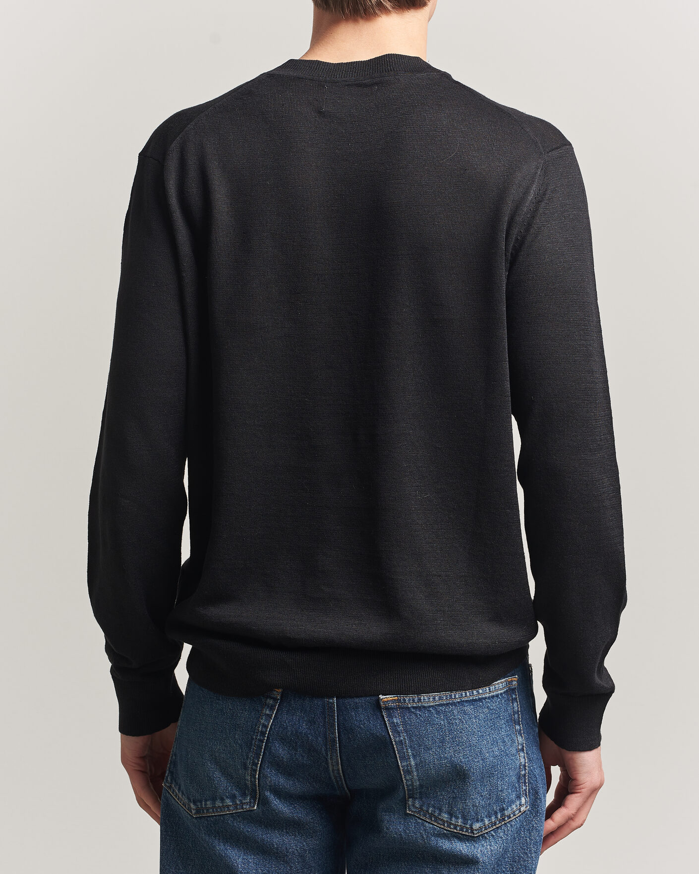 Herren | Pullover | NN07 | Ted Linen Knitted Sweater Black
