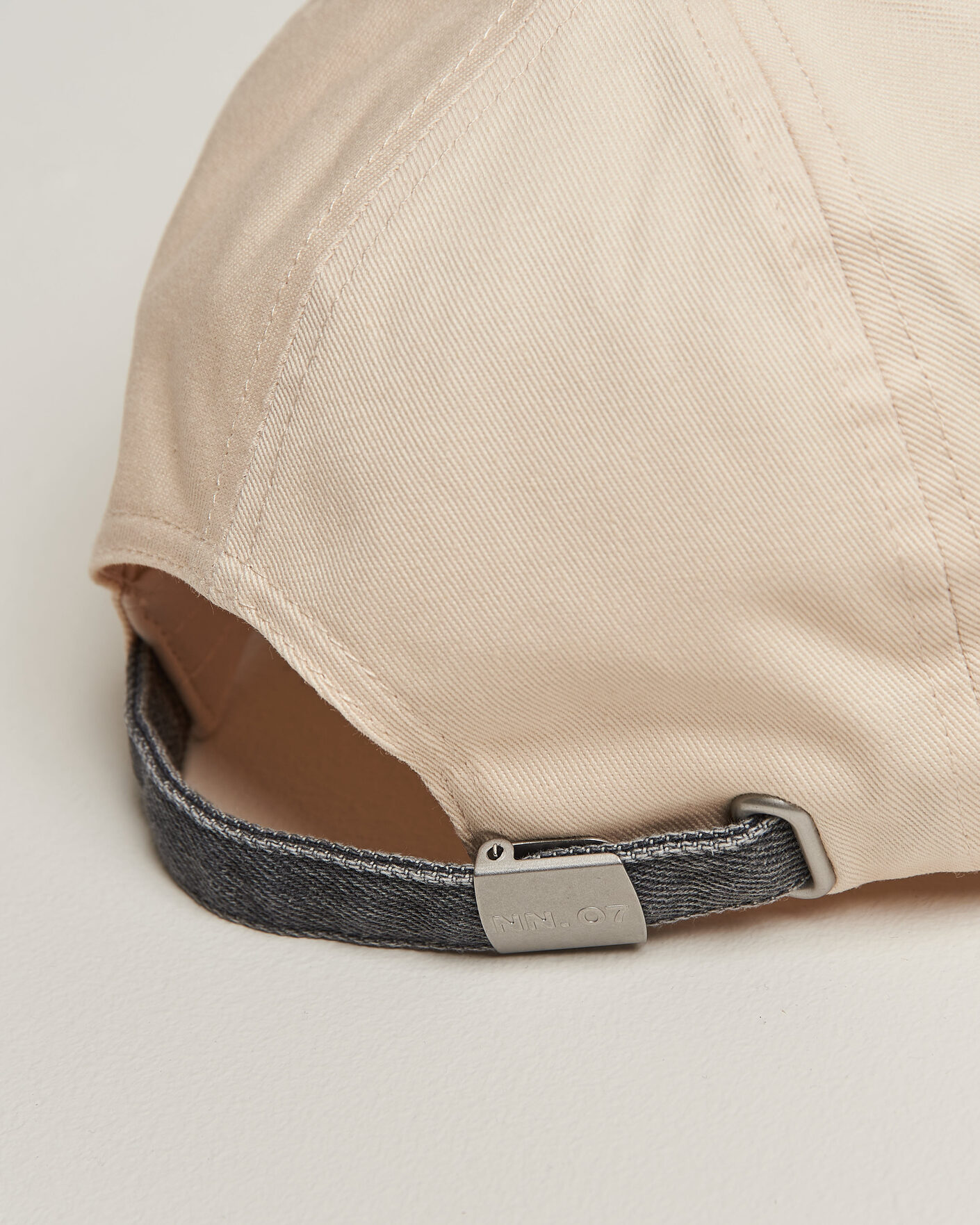 Herren | NN07 Logo Cap Grey Denim | NN07 | Logo Cap Grey Denim